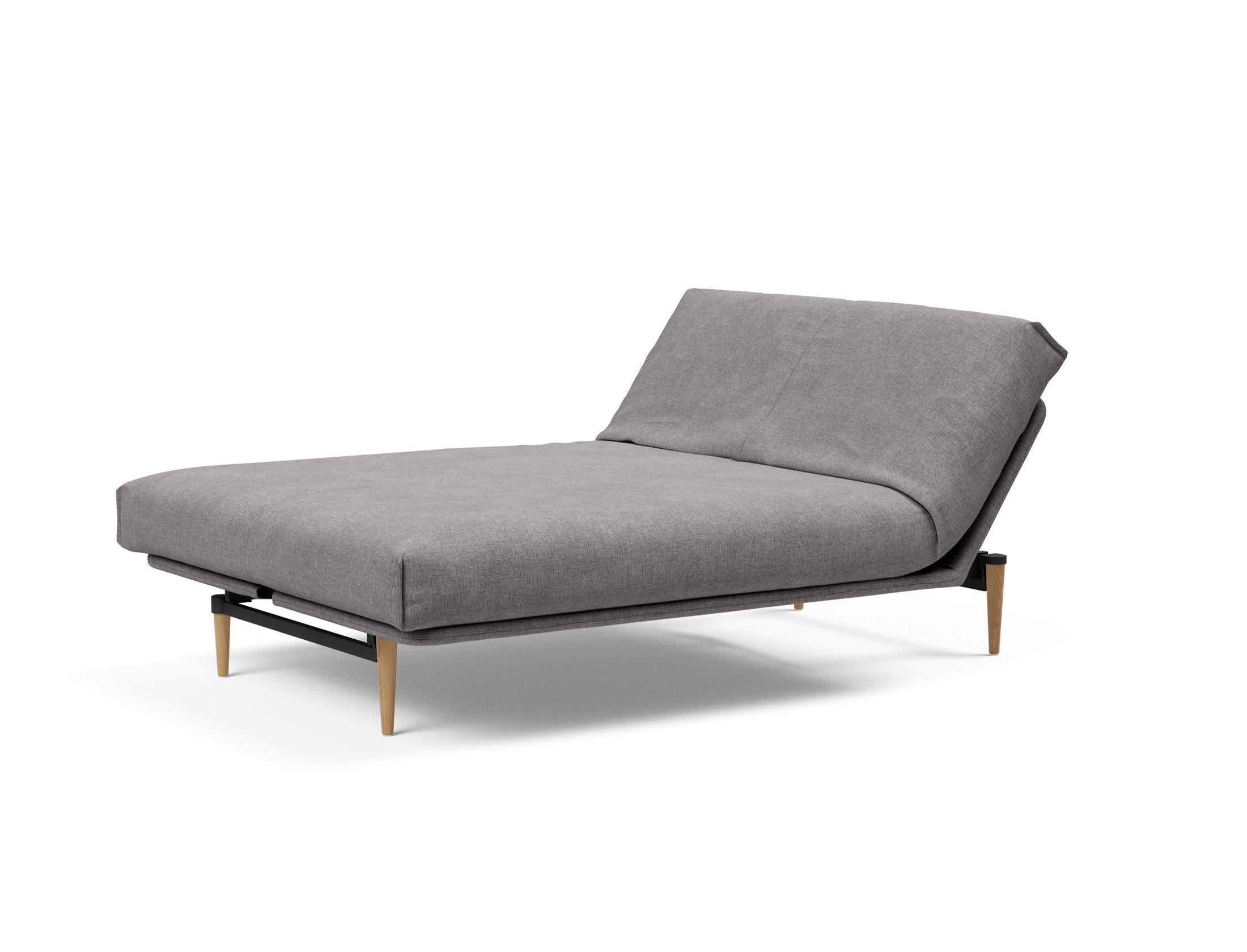 Entdecken Sie das Colpus Bettsofa 140 Nordic Cover von Innovation Living – stilvolles Design, weiche Federkernmatratze und abnehmbarer Bezug für optimalen Komfort.