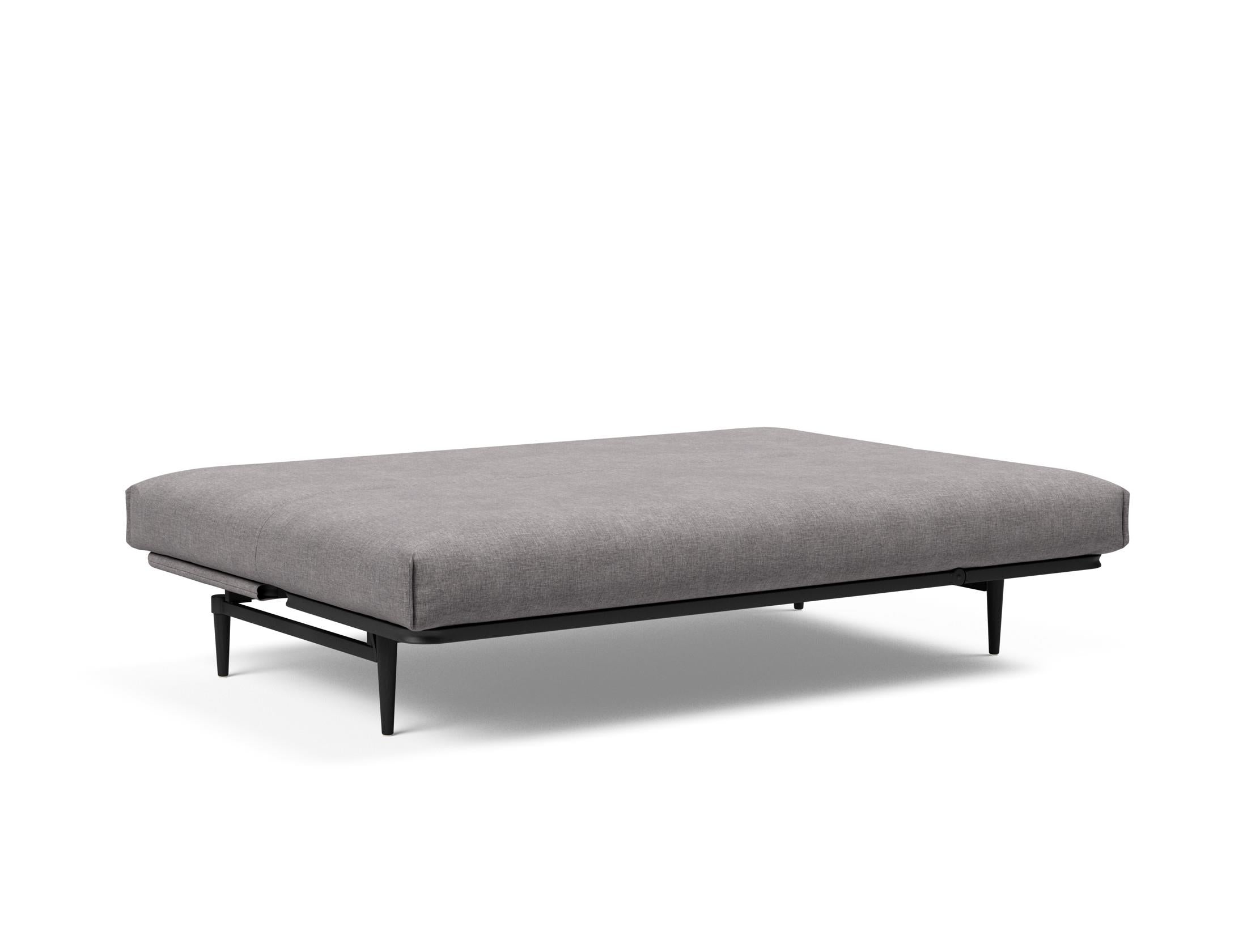 Erleben Sie das Colpus Bettsofa 140 Nordic Cover in Eiche schwarz – stilvolles Design trifft auf vielseitige Funktionalität für Ihr Zuhause.