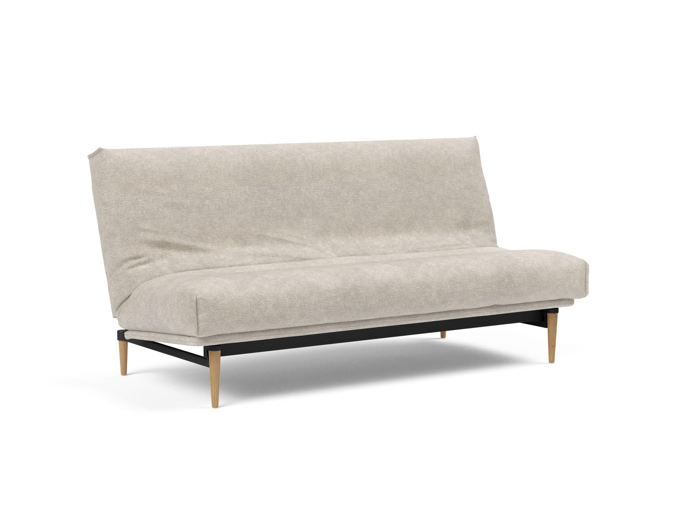 Erleben Sie das Colpus Bettsofa 140 Nordic Cover von Innovation Living – ein elegantes Möbelstück mit Soft Spring Matratze und pflegeleichtem Bezug für höchsten Schlafkomfort.