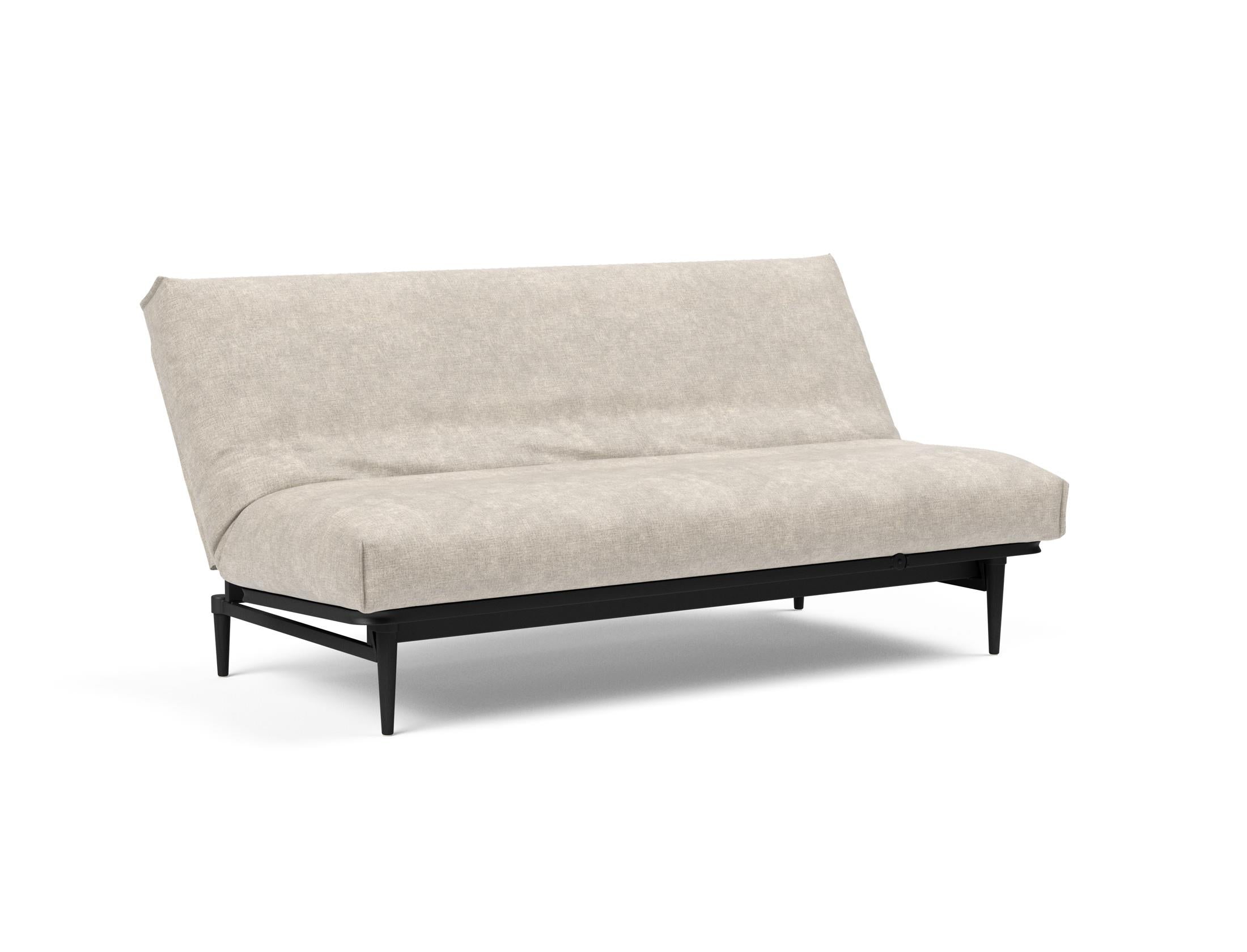Erleben Sie das Colpus Bettsofa 140 Nordic Cover in Eiche schwarz – stilvolles Design trifft auf vielseitige Funktionalität für Ihr Zuhause.