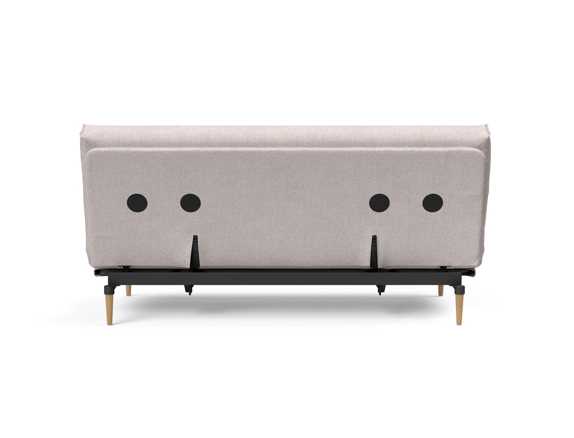 Erleben Sie das Colpus Bettsofa 140 Nordic Cover von Innovation Living – ein elegantes Möbelstück mit Soft Spring Matratze und pflegeleichtem Bezug für höchsten Schlafkomfort.