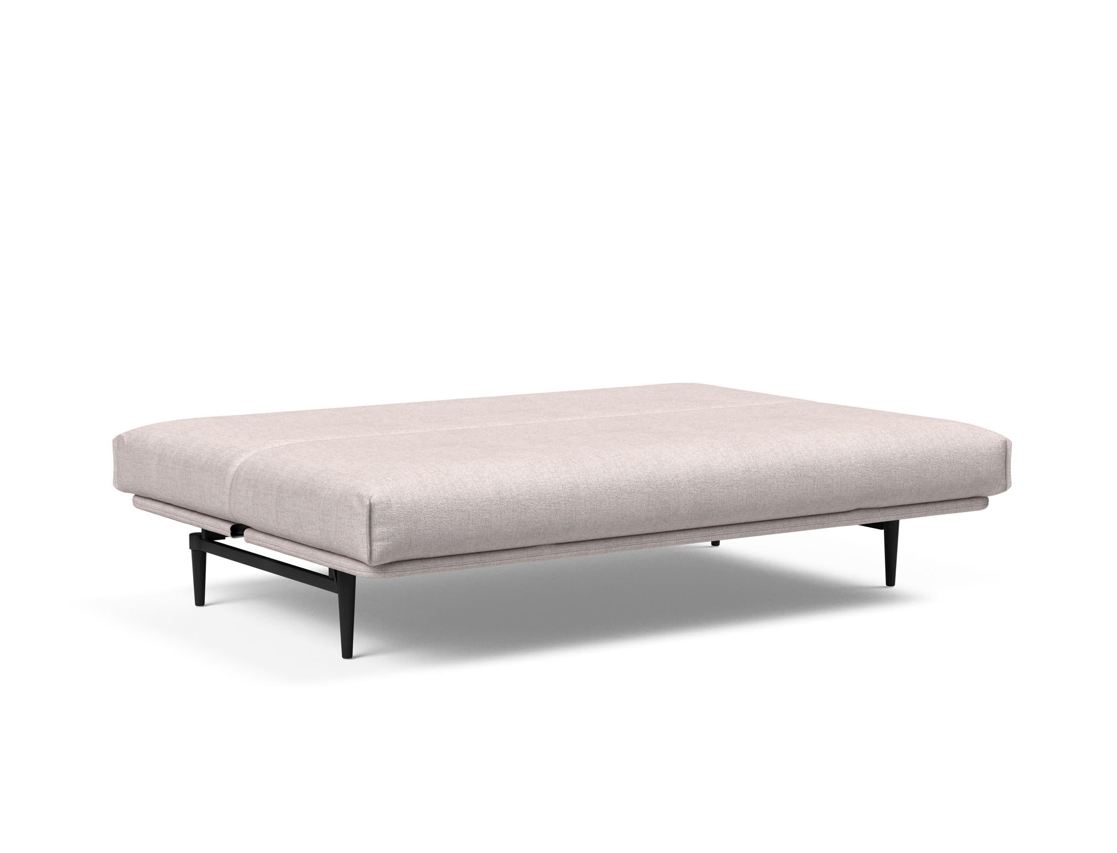Erleben Sie das Colpus Bettsofa 140 Nordic Cover in Eiche schwarz – stilvolles Design trifft auf vielseitige Funktionalität für Ihr Zuhause.