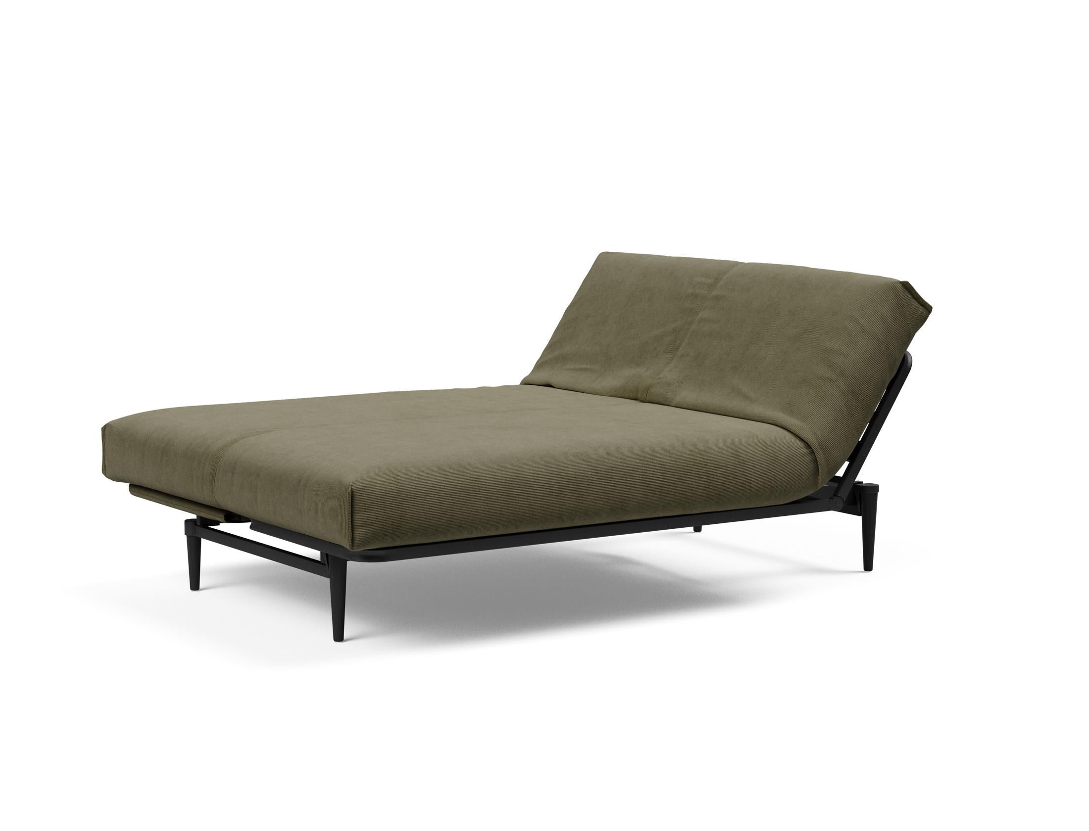 Entdecken Sie das elegante Colpus Bettsofa 140 in Eiche schwarz mit Nordic Cover – ideal für modernes Wohnen und flexible Schlaflösungen.