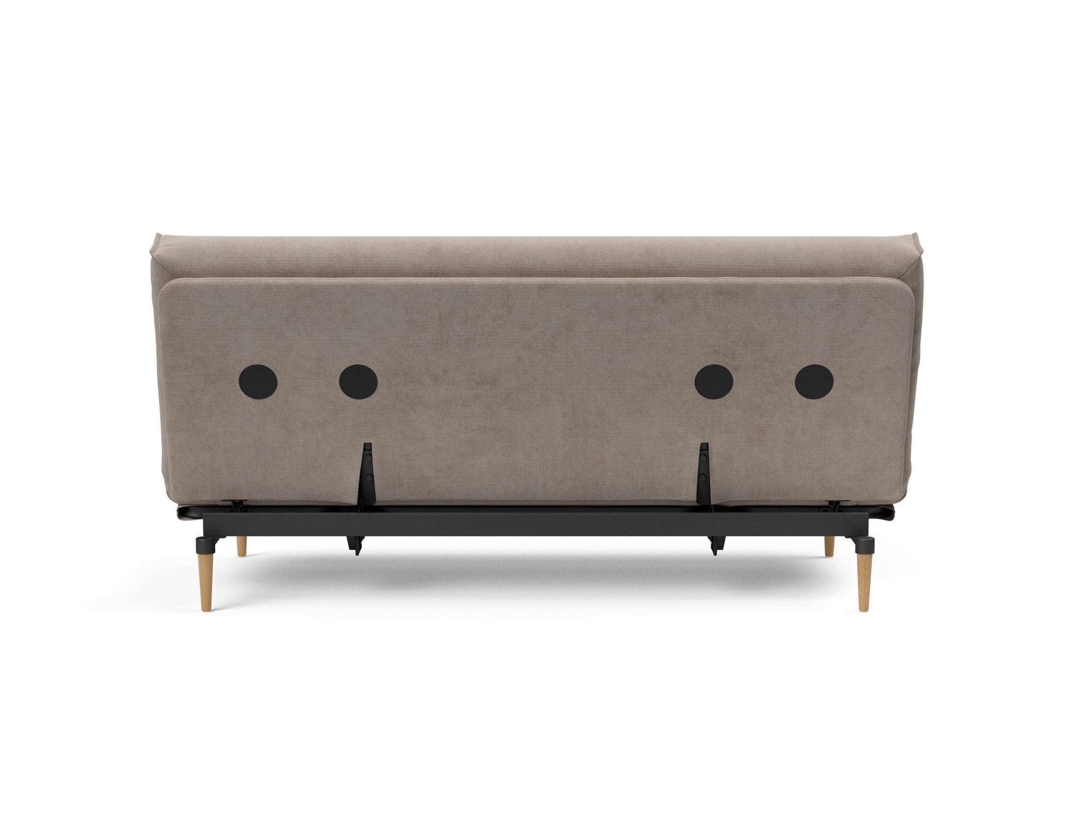 Erleben Sie das Colpus Bettsofa 140 Nordic Cover von Innovation Living – ein elegantes Möbelstück mit Soft Spring Matratze und pflegeleichtem Bezug für höchsten Schlafkomfort.