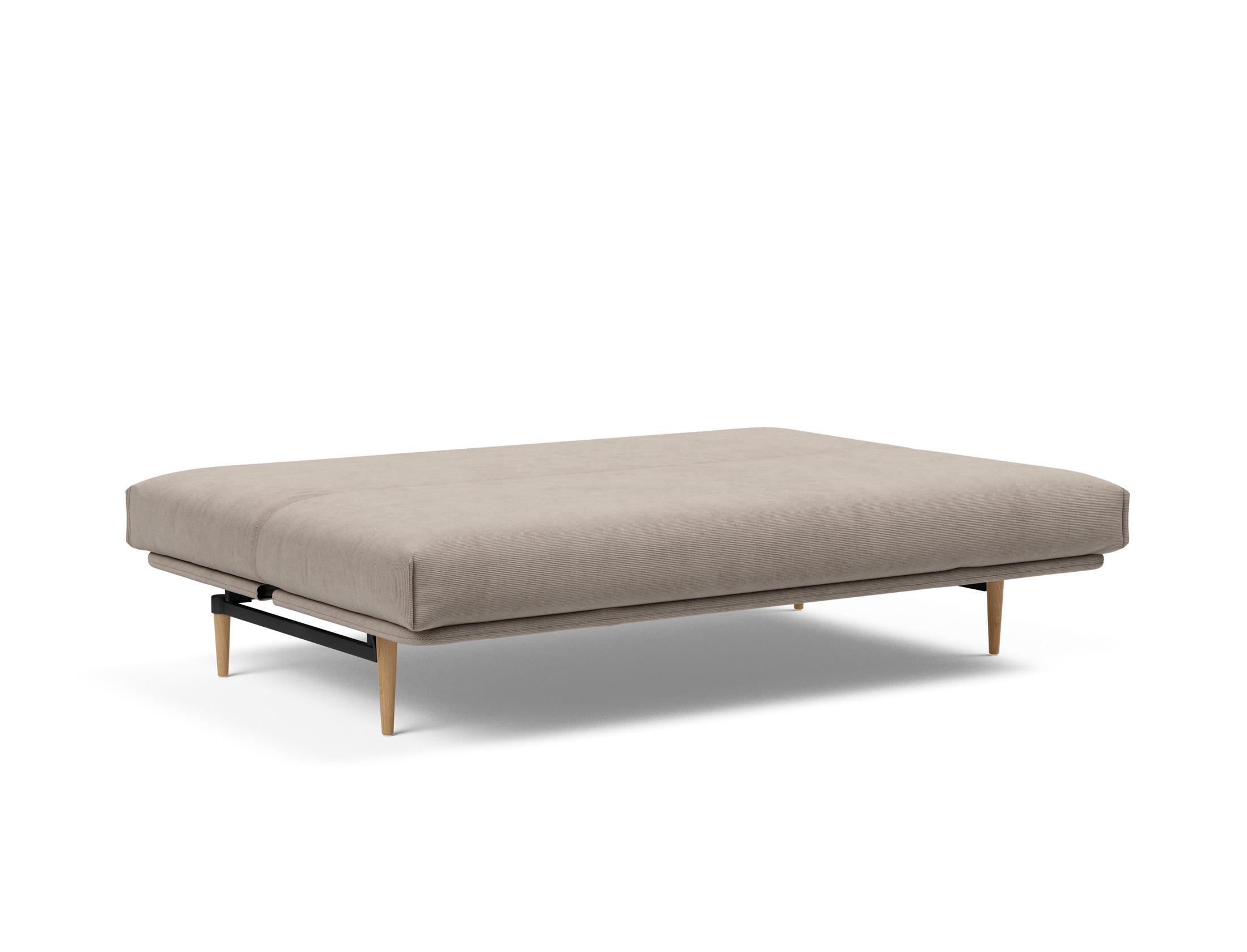 Erleben Sie das Colpus Bettsofa 140 Nordic Cover von Innovation Living – ein elegantes Möbelstück mit Soft Spring Matratze und pflegeleichtem Bezug für höchsten Schlafkomfort.