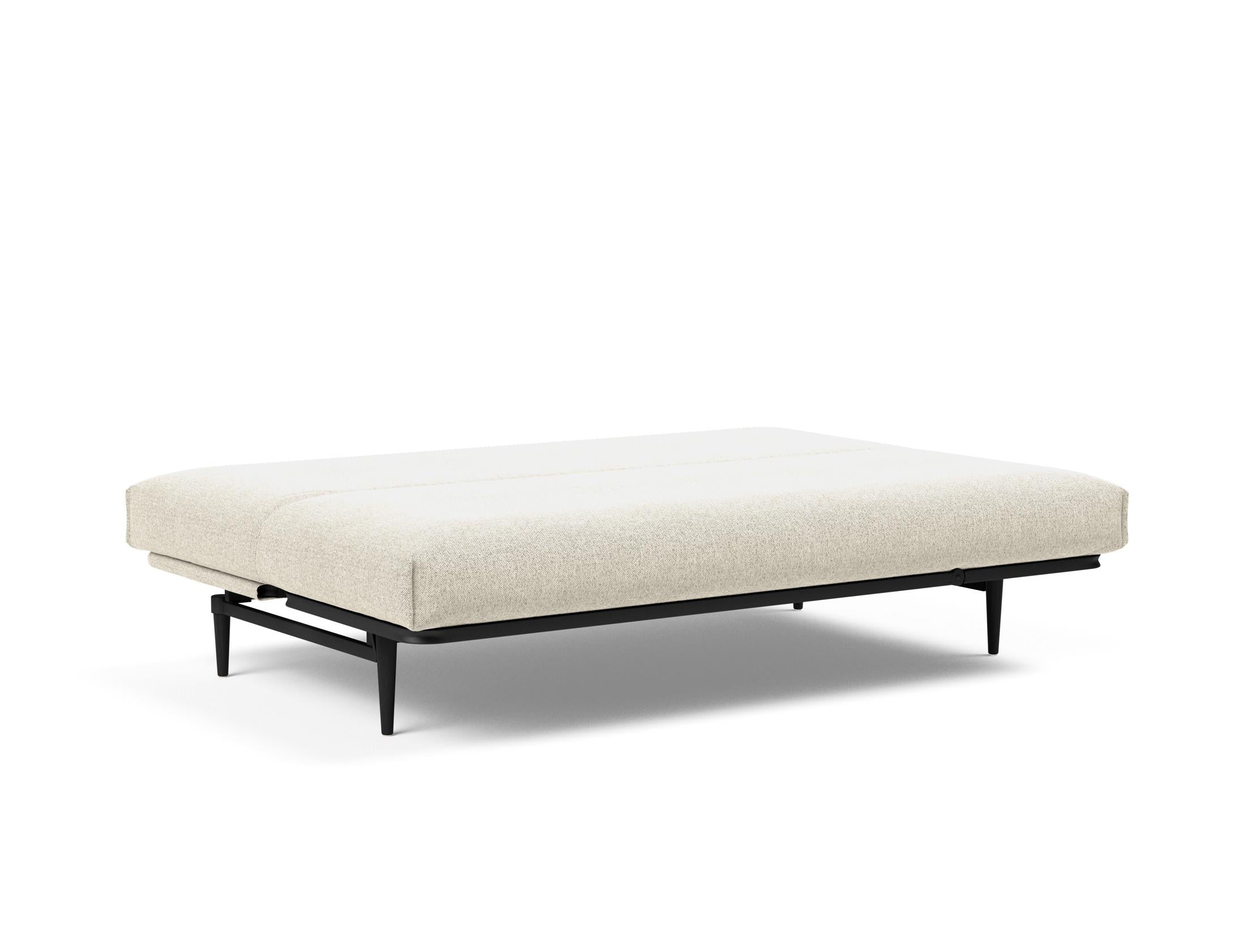 Erleben Sie das Colpus Bettsofa 140 Nordic Cover in Eiche schwarz – stilvolles Design trifft auf vielseitige Funktionalität für Ihr Zuhause.