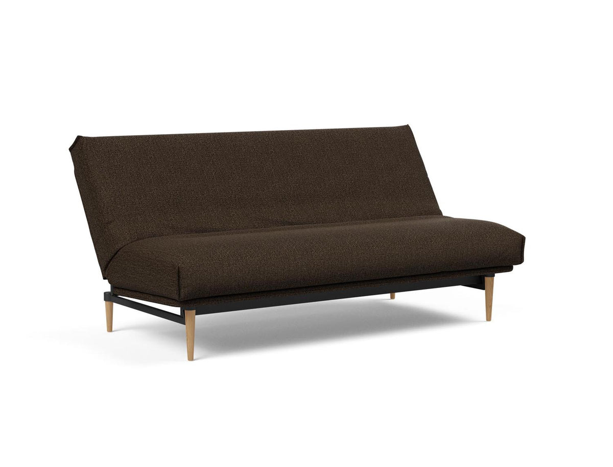 Colpus Bettsofa 140 Nordic Cover mit Gestellbezug Soft Spring in 358 Taura Chocco präsentiert im Onlineshop von KAQTU Design AG. Bettsofa ist von Innovation Living