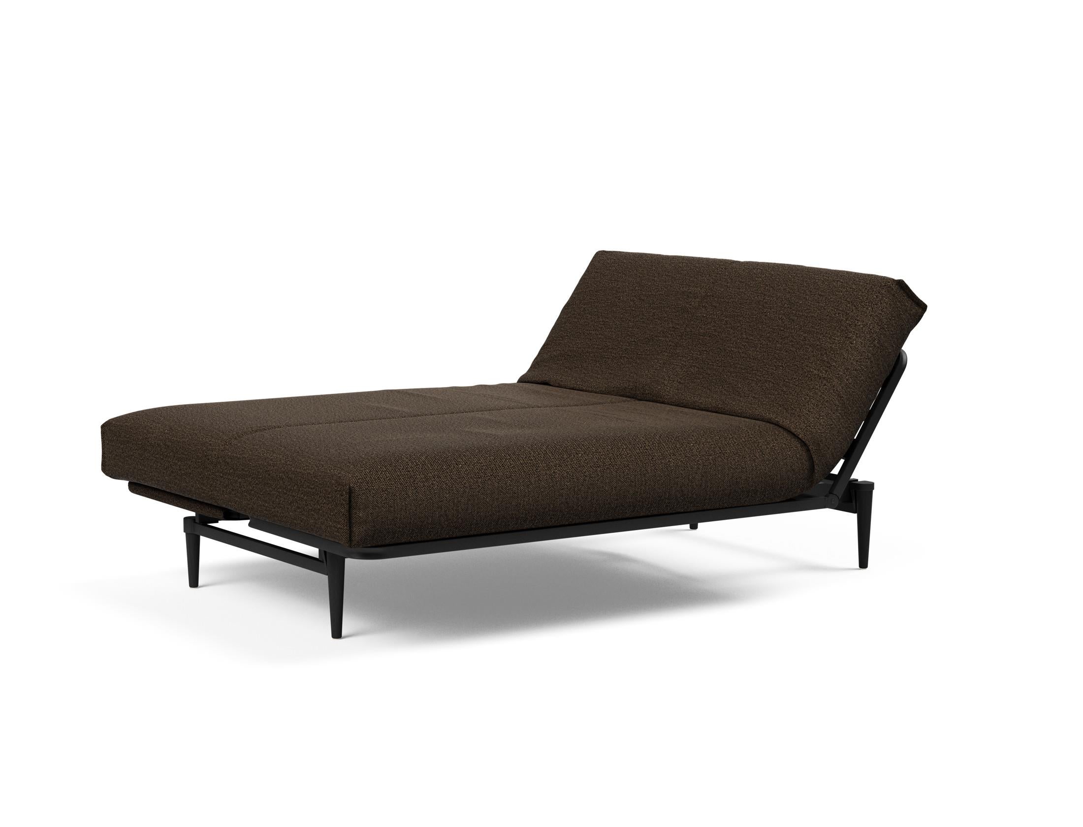 Entdecken Sie das Colpus Bettsofa 140 Nordic Cover in elegantem Eiche schwarz. Modernes Design und vielseitige Nutzung für jeden Raum.