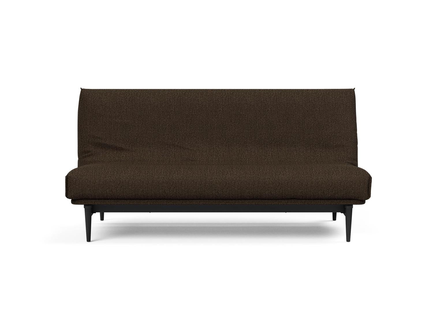 Erleben Sie das Colpus Bettsofa 140 Nordic Cover in elegantem Eiche schwarz. Multifunktional, mit Soft Spring Matratze für höchsten Schlafkomfort.