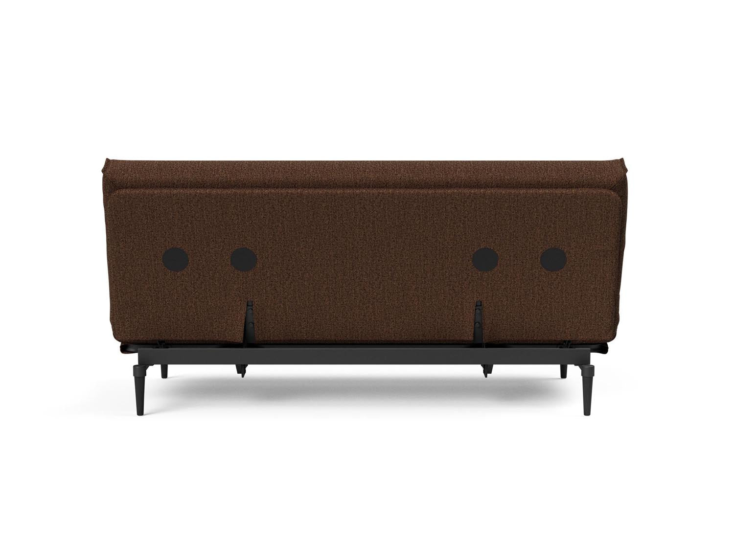 Entdecken Sie das Colpus Bettsofa 140 Nordic Cover in stilvollem Eiche schwarz. Ideal für kompaktes Wohnen, bietet es Komfort und Funktionalität.