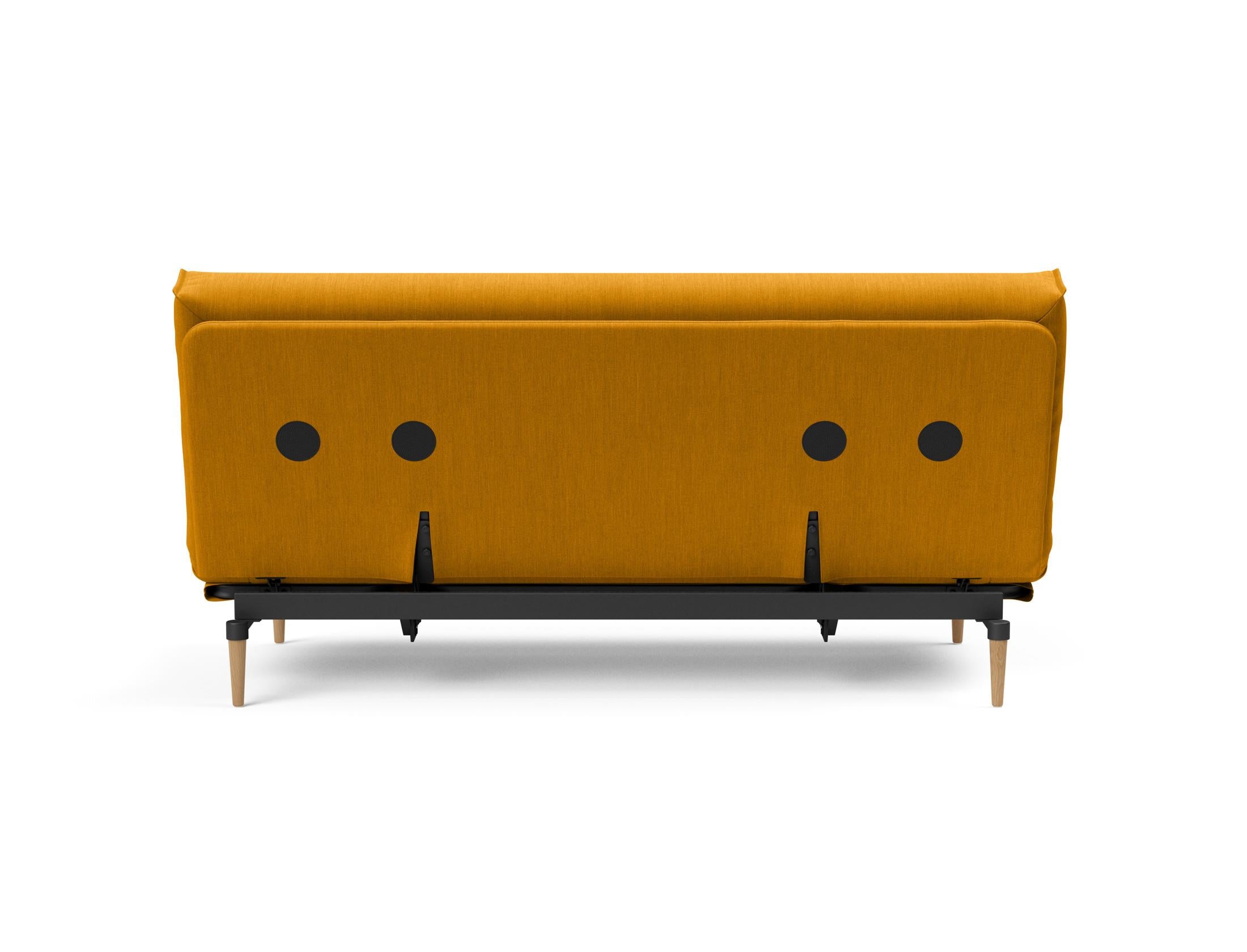 Erleben Sie das Colpus Bettsofa 140 Nordic Cover von Innovation Living – ein elegantes Möbelstück mit Soft Spring Matratze und pflegeleichtem Bezug für höchsten Schlafkomfort.