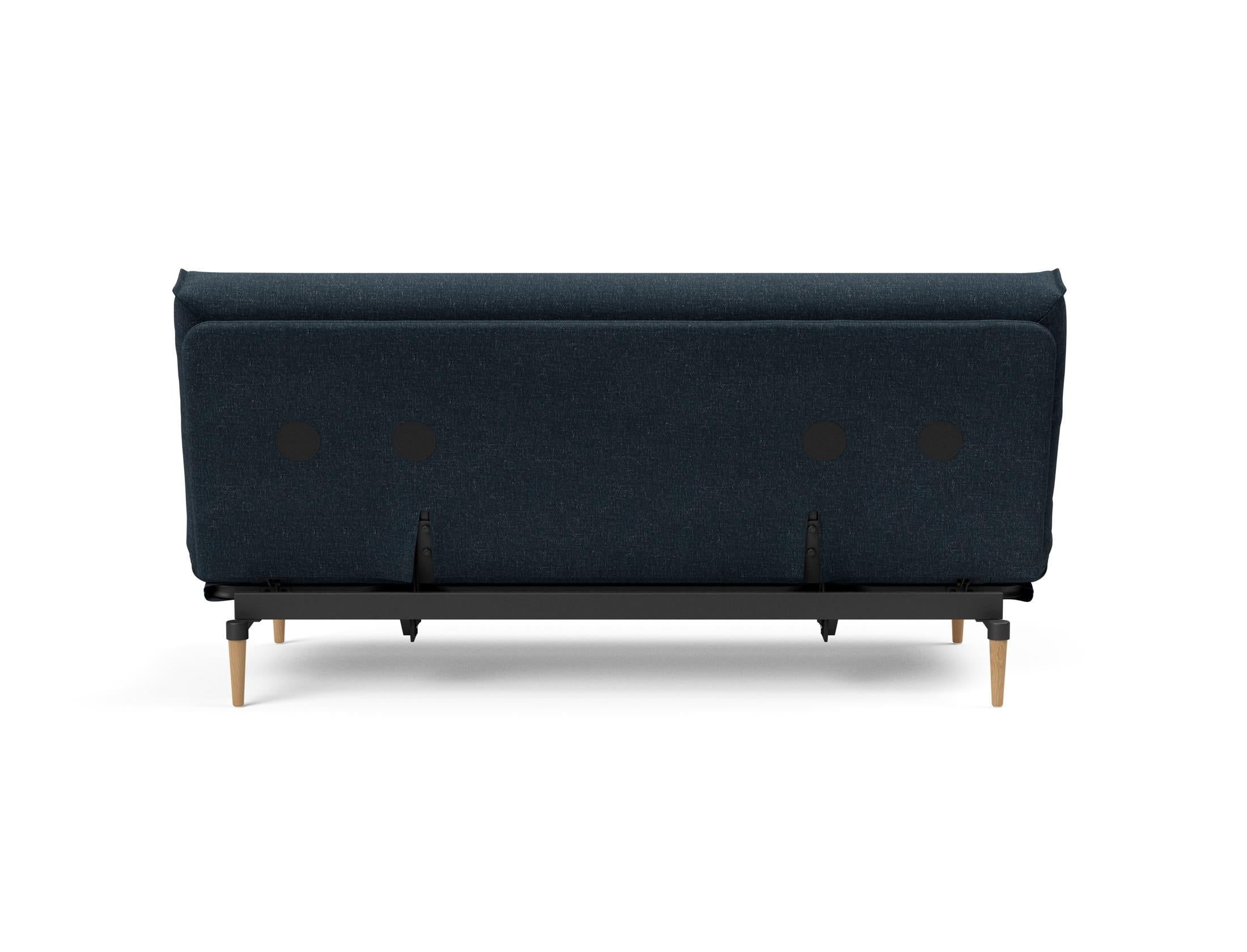 Erleben Sie das Colpus Bettsofa 140 Nordic Cover von Innovation Living – ein elegantes Möbelstück mit Soft Spring Matratze und pflegeleichtem Bezug für höchsten Schlafkomfort.