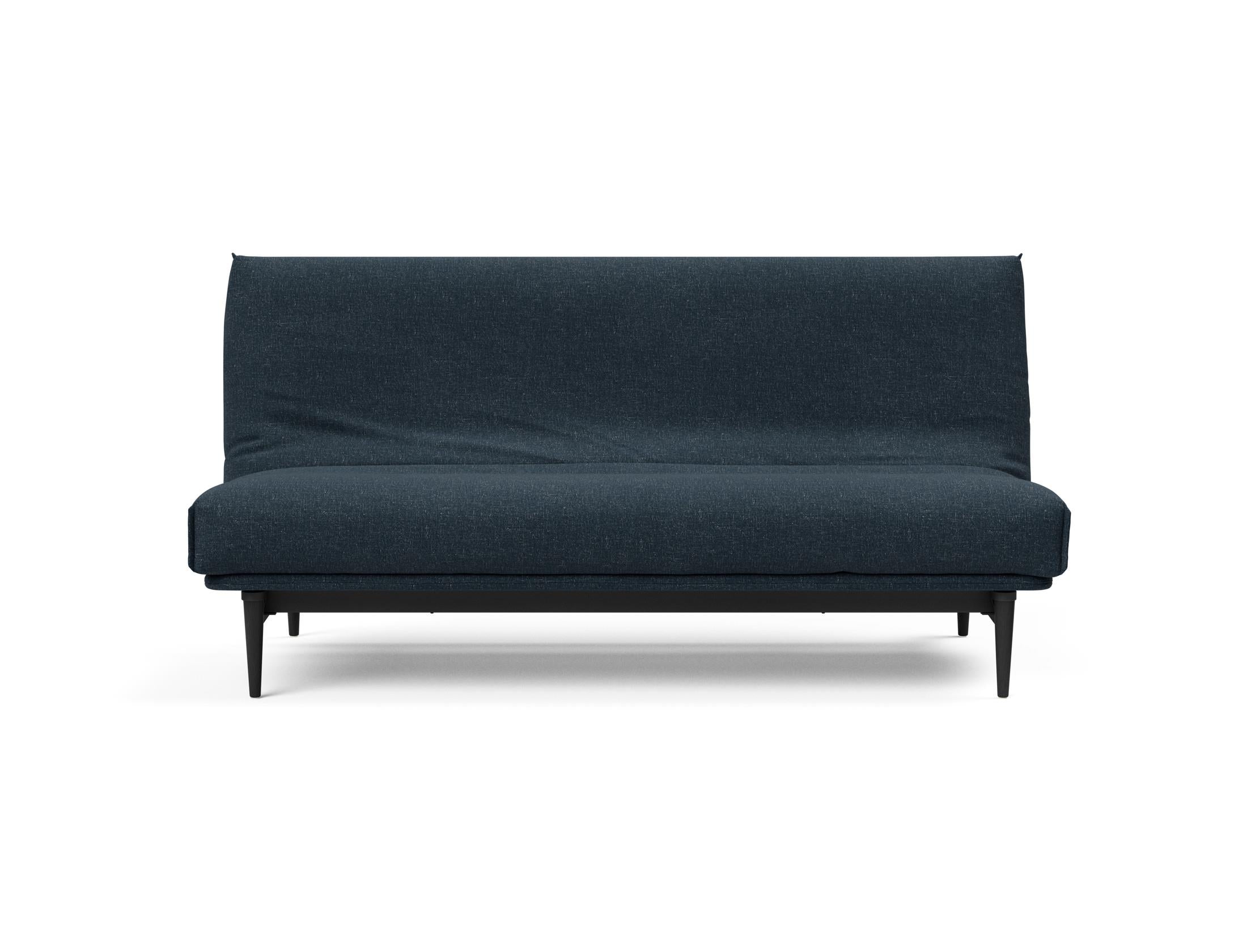 Erleben Sie das Colpus Bettsofa 140 Nordic Cover in elegantem Eiche schwarz. Multifunktional, mit Soft Spring Matratze für höchsten Schlafkomfort.