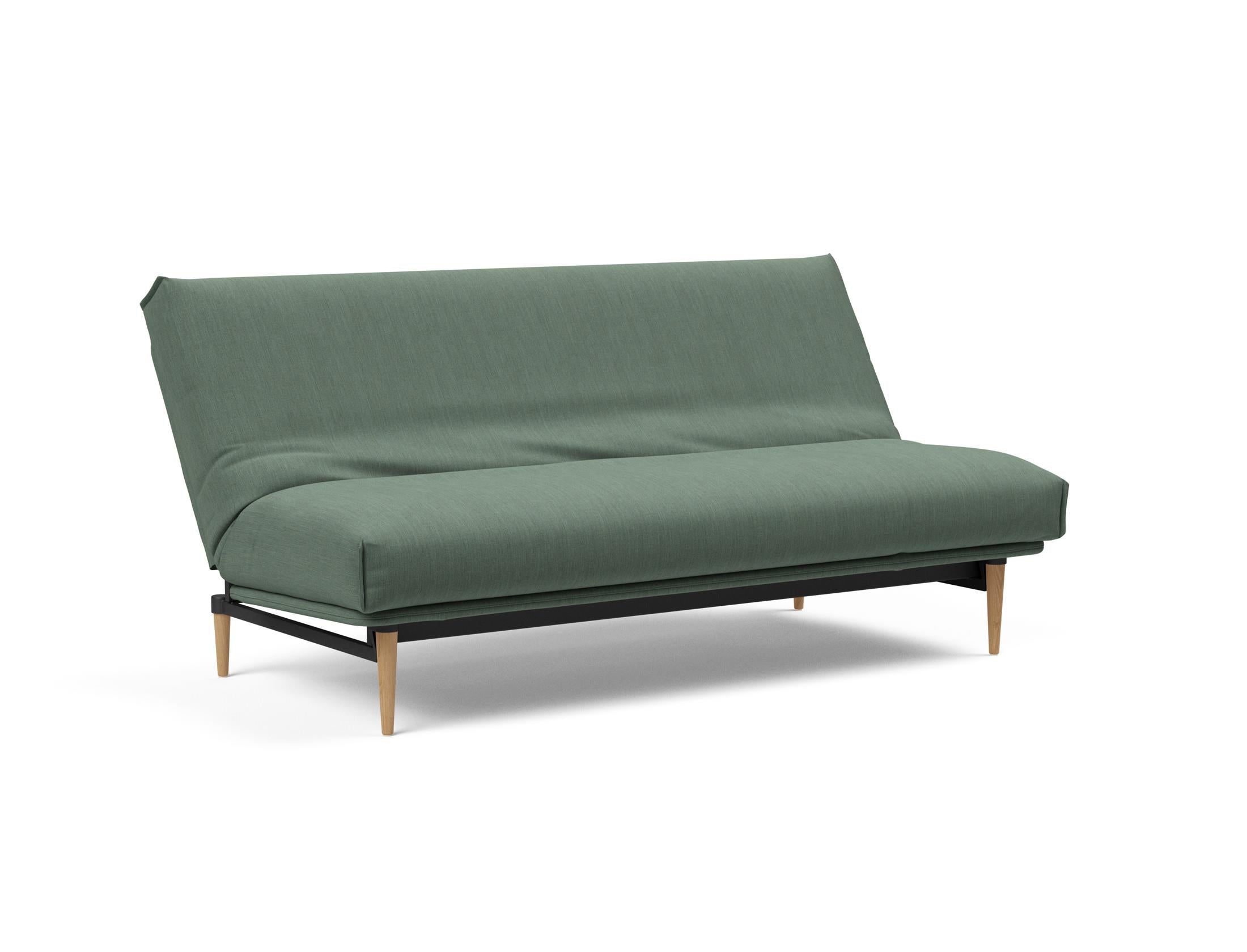 Erleben Sie das Colpus Bettsofa 140 Nordic Cover von Innovation Living – ein elegantes Möbelstück mit Soft Spring Matratze und pflegeleichtem Bezug für höchsten Schlafkomfort.