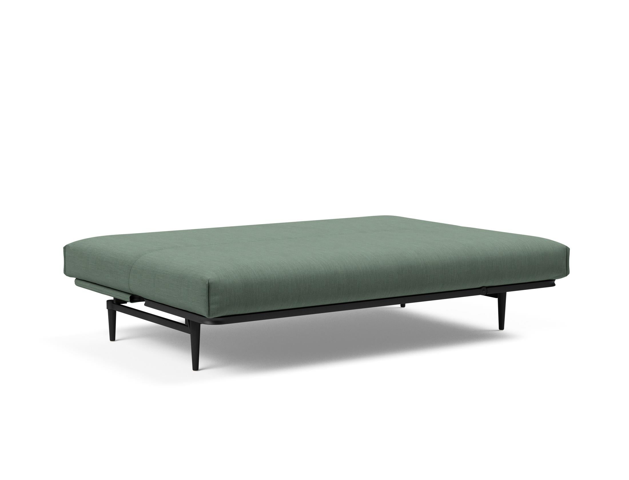 Erleben Sie das Colpus Bettsofa 140 Nordic Cover in Eiche schwarz – stilvolles Design trifft auf vielseitige Funktionalität für Ihr Zuhause.