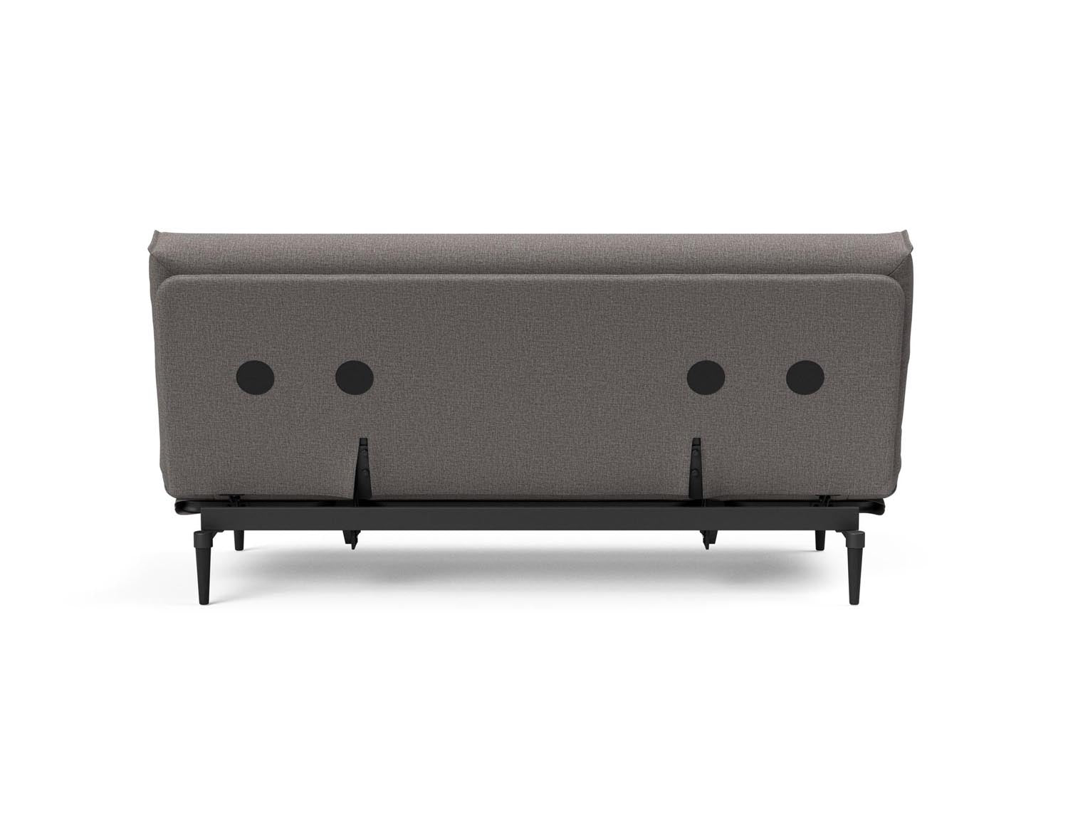 Entdecken Sie das Colpus Bettsofa 140 Nordic Cover in stilvollem Eiche schwarz. Ideal für kompaktes Wohnen, bietet es Komfort und Funktionalität.
