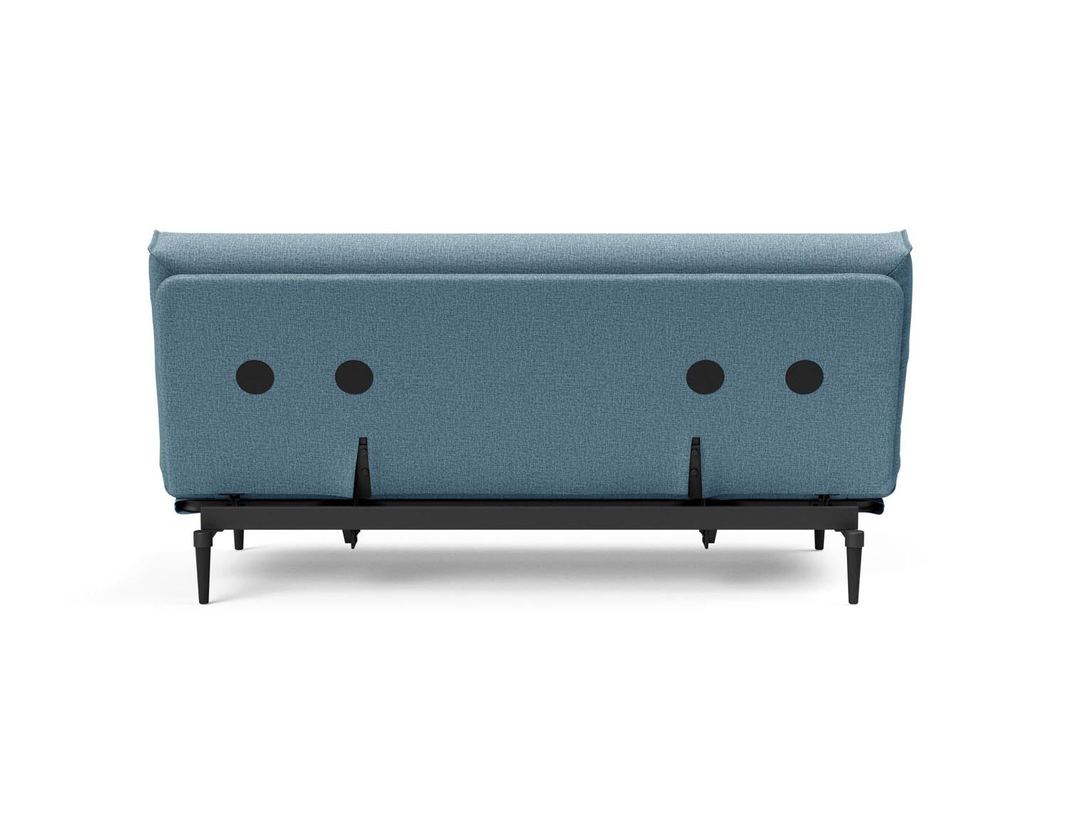 Entdecken Sie das Colpus Bettsofa 140 Nordic Cover in stilvollem Eiche schwarz. Ideal für kompaktes Wohnen, bietet es Komfort und Funktionalität.