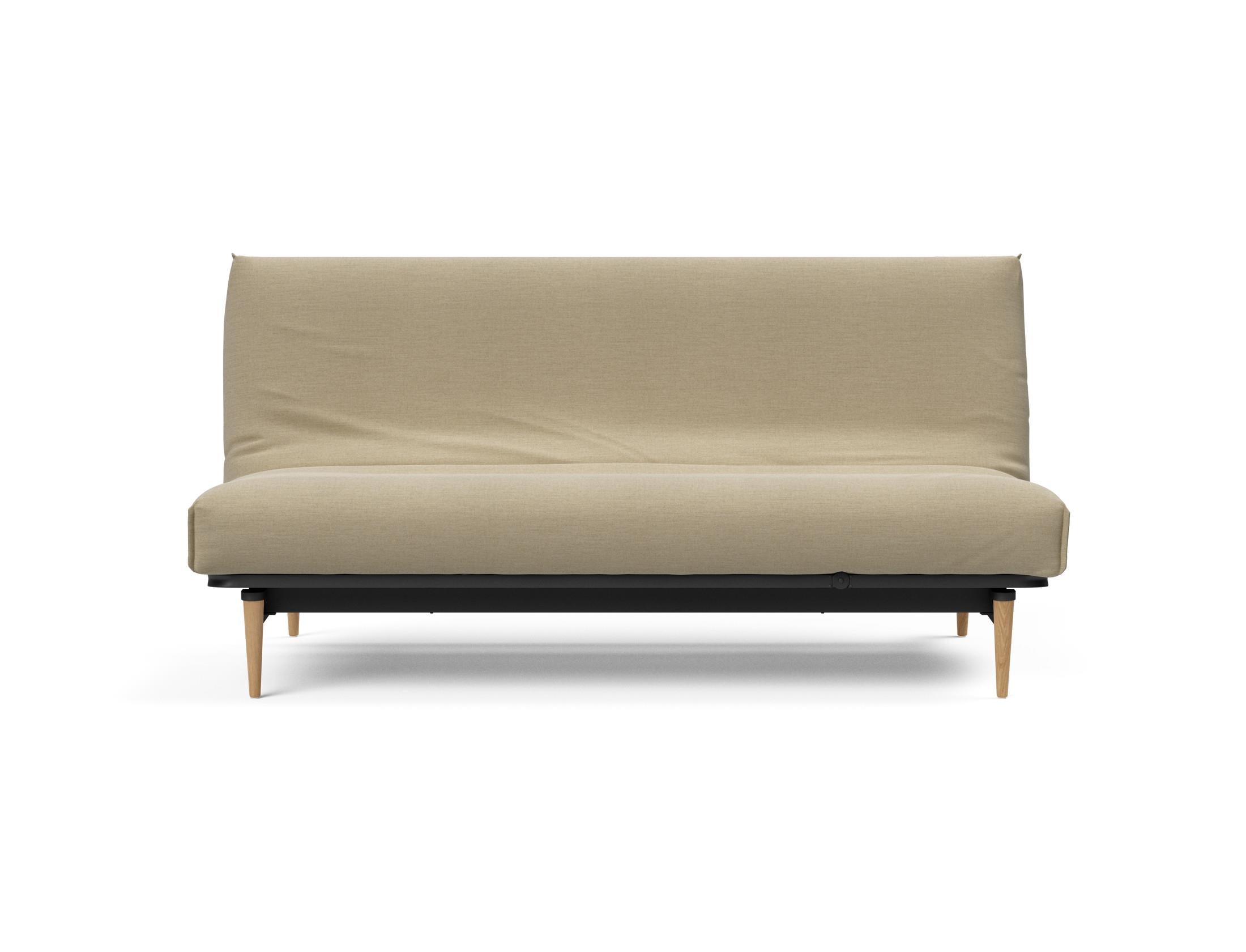 Stylisches Colpus Bettsofa 140 in Nordic Cover, ideal für gemütliche Wohnzimmer und als praktische Schlafgelegenheit.