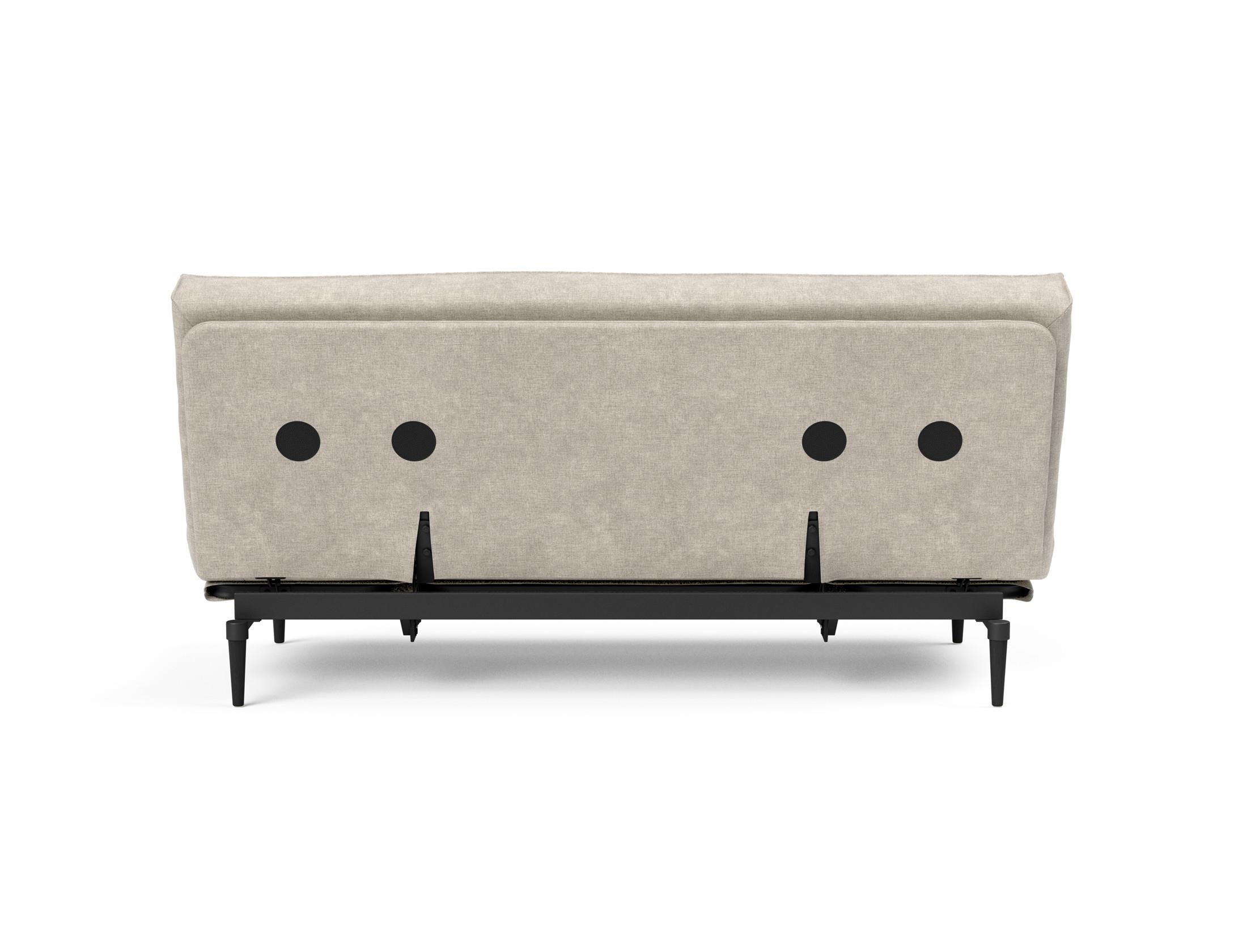 Entdecken Sie das Colpus Bettsofa 140 Sharp Plus Cover in Eiche schwarz – stilvoll, bequem und wandelbar vom Sofa zum Bett!