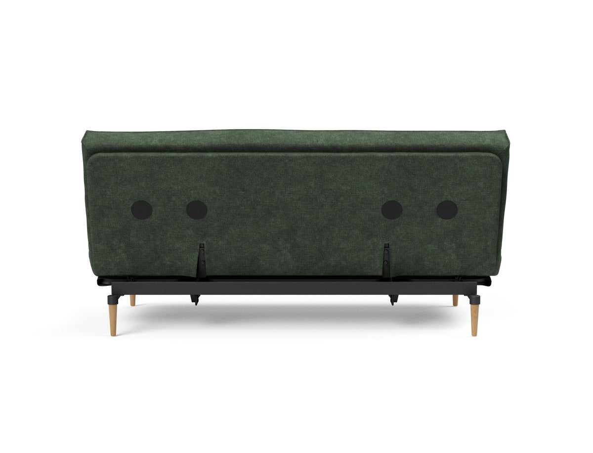 Colpus Bettsofa 140 Sharp Plus Cover mit Gestellbezug Soft Spring in 281 Avella Pine Green präsentiert im Onlineshop von KAQTU Design AG. Bettsofa ist von Innovation Living