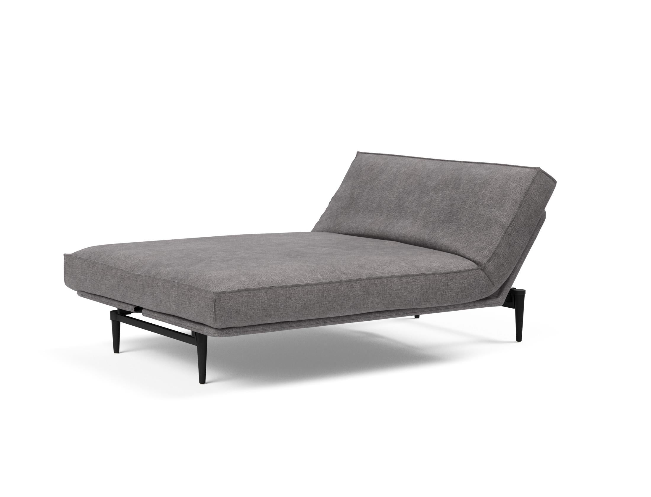 Erleben Sie das Colpus Bettsofa 140 Sharp Plus Cover in elegantem Eiche schwarz – die perfekte Symbiose aus modernem Design und vielseitiger Funktionalität!