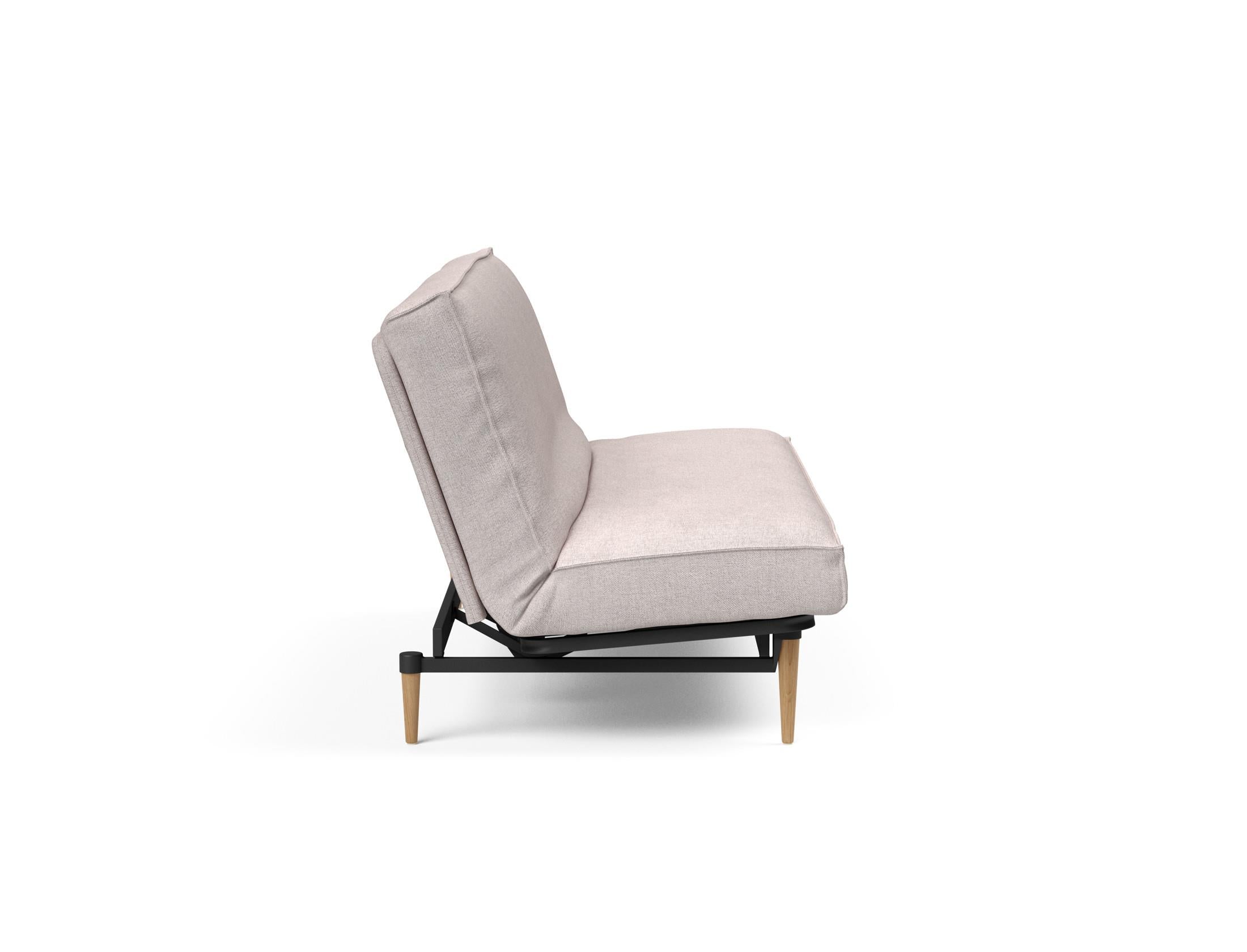 Entdecken Sie das Colpus Bettsofa 140 Sharp Plus Cover Soft Spring von Innovation Living – stilvoll, komfortabel und ideal für kleine Räume.