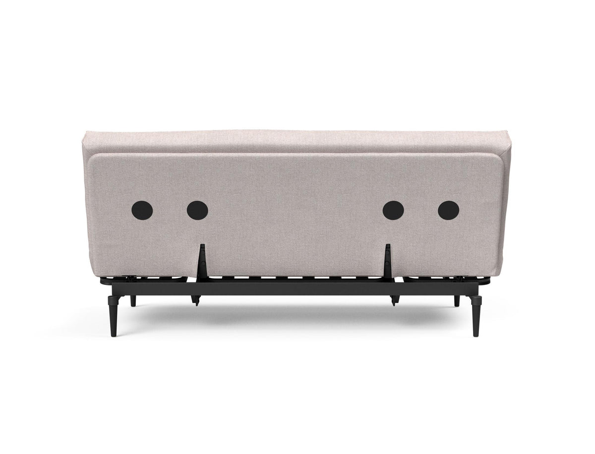 Colpus Bettsofa 140 Sharp Plus Cover Eiche schwarz Soft Spring in 300 Weda Sand präsentiert im Onlineshop von KAQTU Design AG. Bettsofa ist von Innovation Living