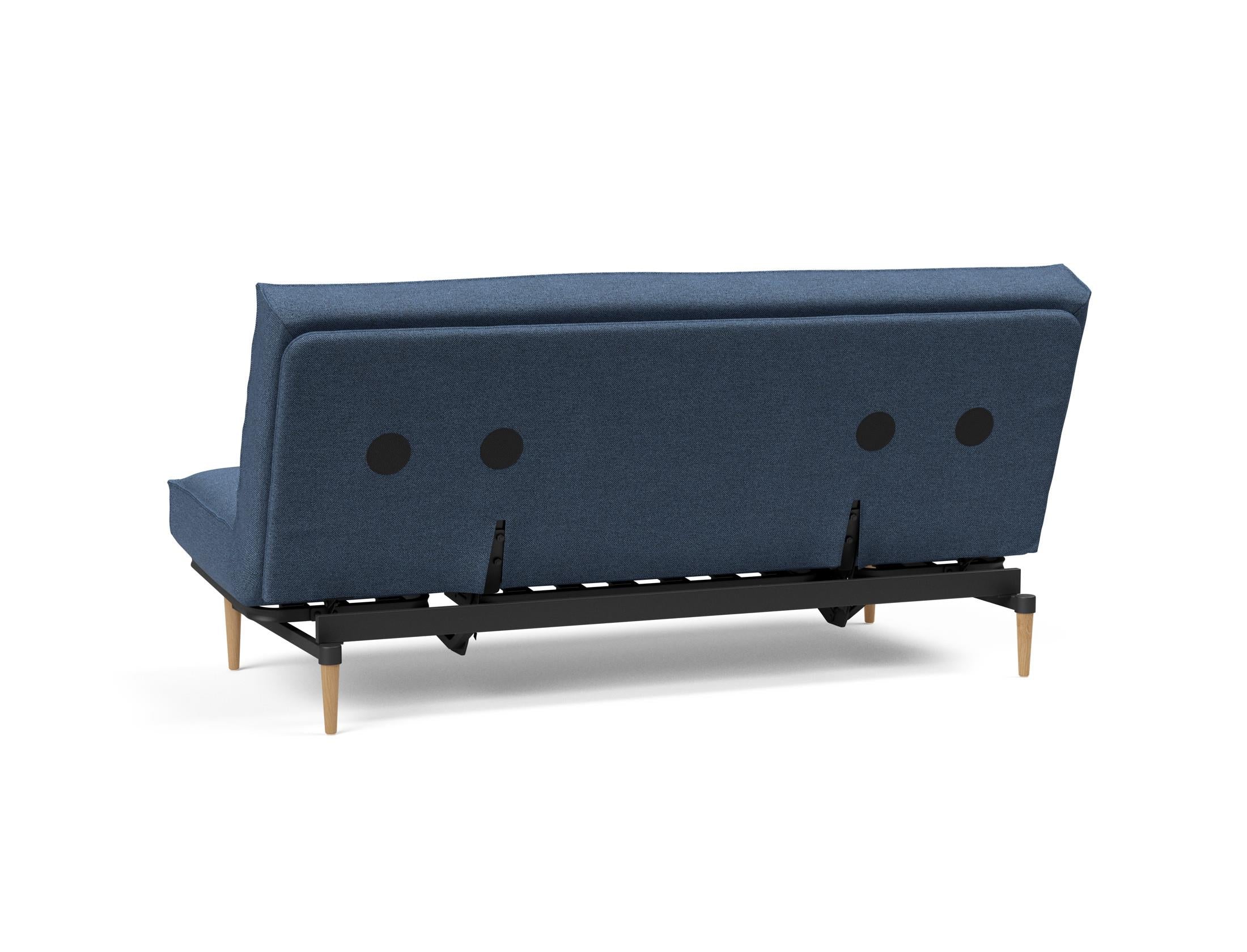 Entdecken Sie das Colpus Bettsofa 140 Sharp Plus Cover Soft Spring von Innovation Living – stilvoll, komfortabel und ideal für kleine Räume.