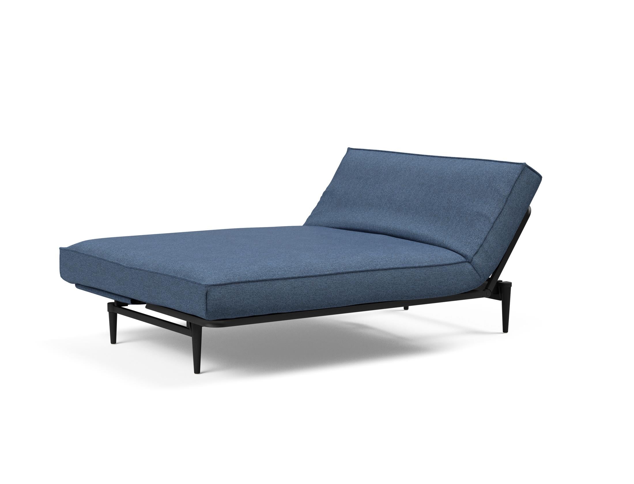 Entdecken Sie das Colpus Bettsofa 140 Sharp Plus Cover in elegantem Eiche schwarz – stilvolles Design trifft auf höchsten Schlafkomfort und Funktionalität.