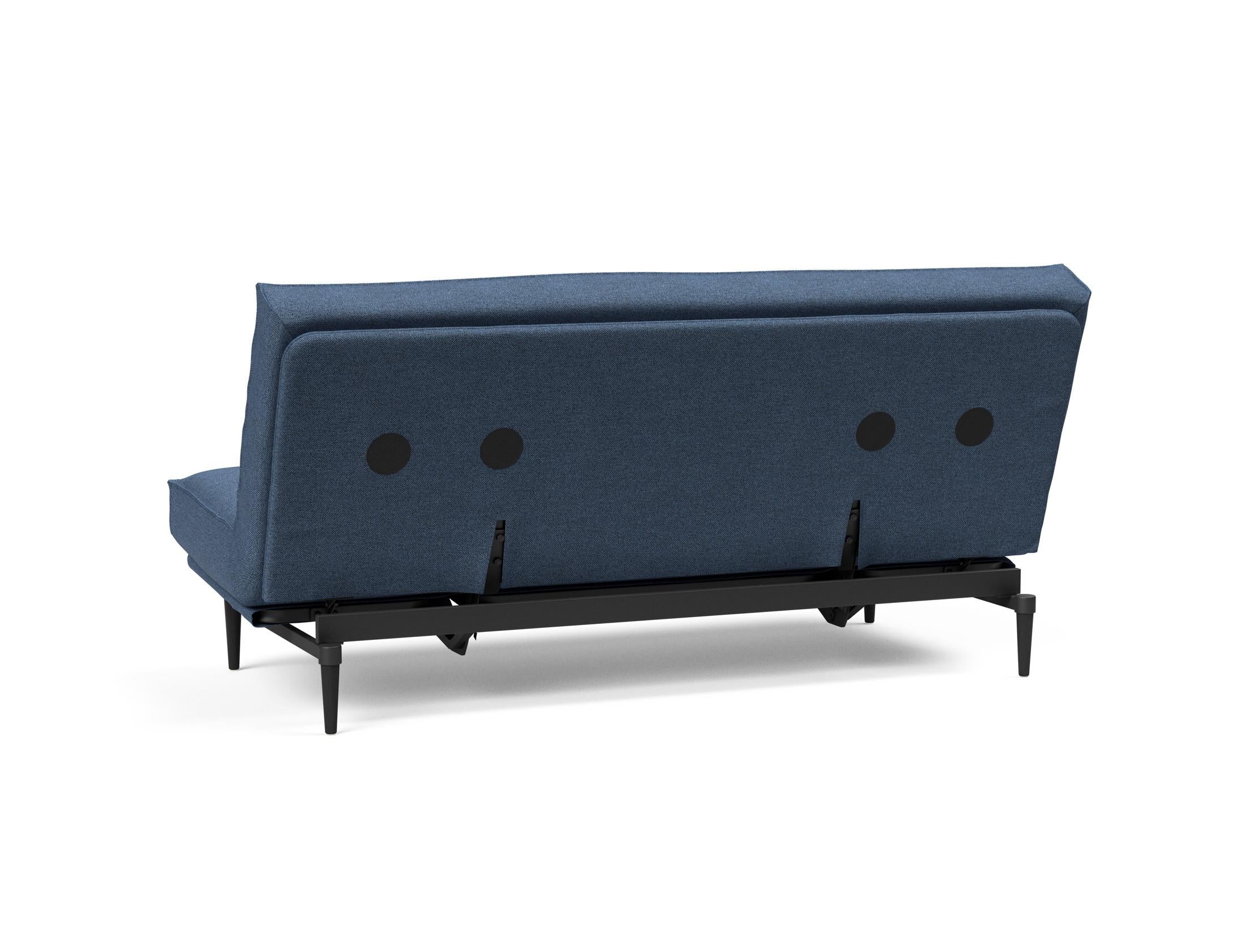 Erleben Sie das Colpus Bettsofa 140 Sharp Plus Cover in elegantem Eiche schwarz – die perfekte Symbiose aus modernem Design und vielseitiger Funktionalität!