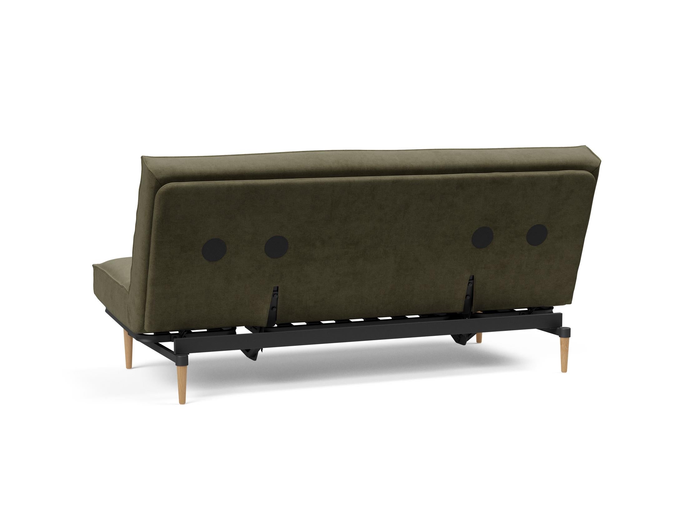 Erleben Sie das Colpus Bettsofa 140 Sharp Plus Cover Soft Spring von Innovation Living – modernes Design, herausragender Komfort und vielseitige Matratzenoptionen.