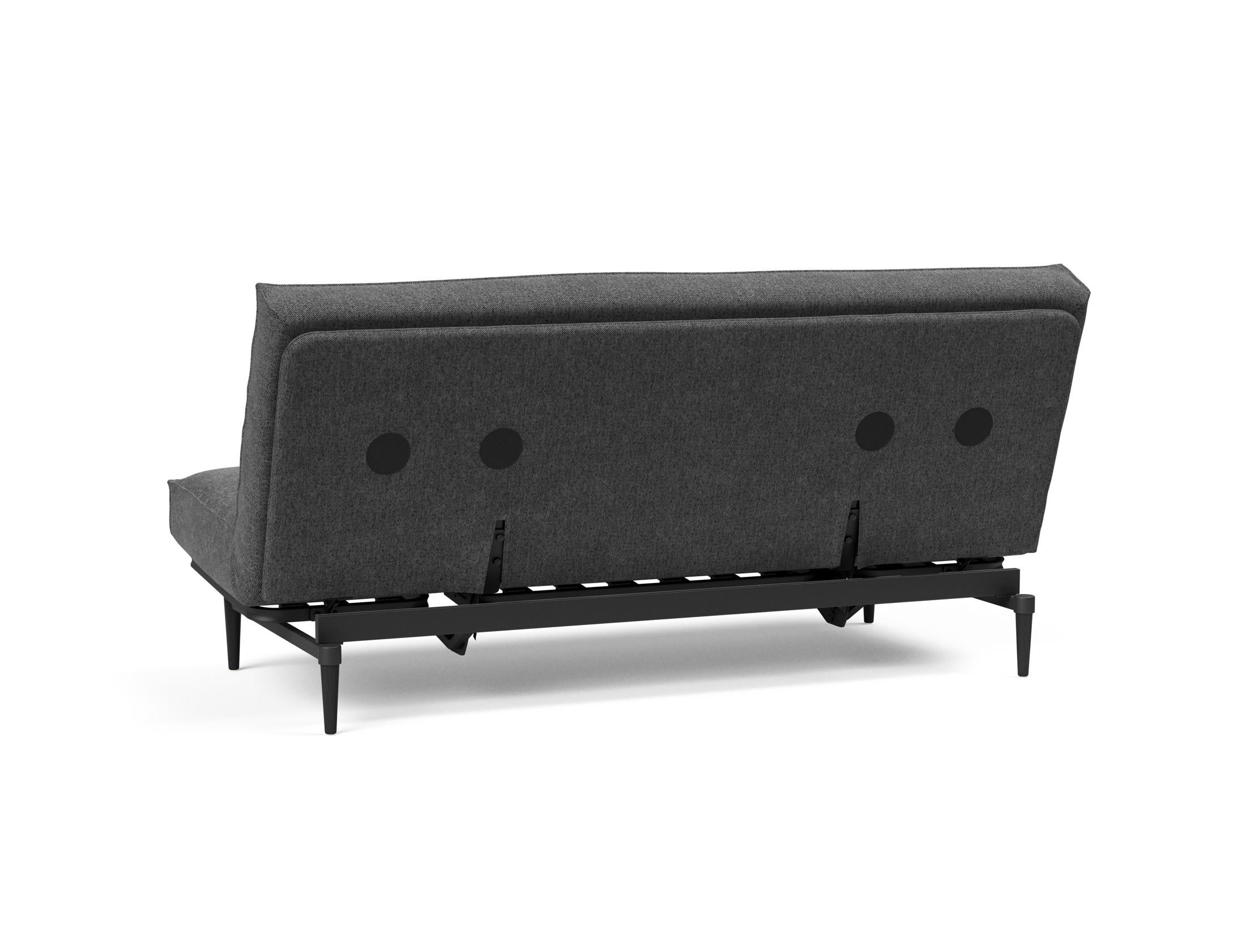 Entdecken Sie das Colpus Bettsofa 140 Sharp Plus Cover in elegantem Eiche schwarz – ideal für stilvolle Räume und erholsamen Schlaf.