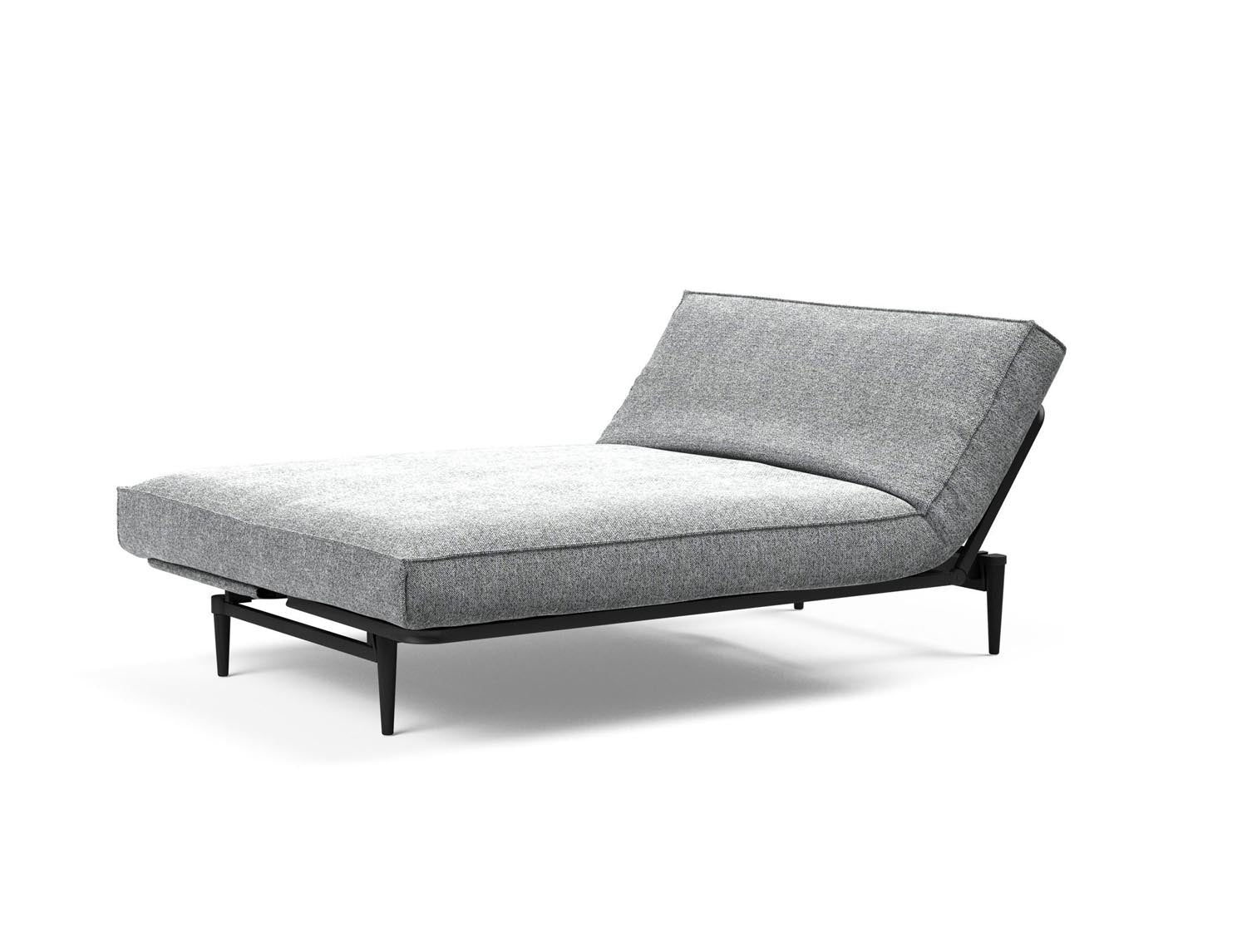 Entdecken Sie das Colpus Bettsofa 140 Sharp Plus Cover in elegantem Eiche schwarz – stilvolles Design trifft auf höchsten Schlafkomfort und Funktionalität.