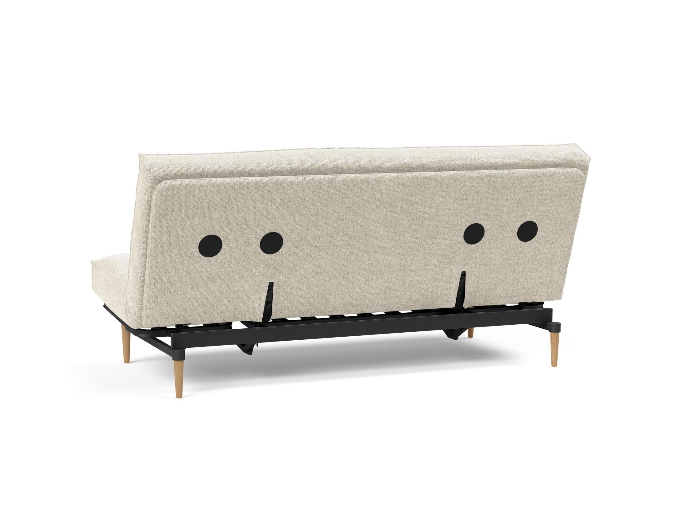 Erleben Sie das Colpus Bettsofa 140 Sharp Plus Cover Soft Spring von Innovation Living – modernes Design, herausragender Komfort und vielseitige Matratzenoptionen.