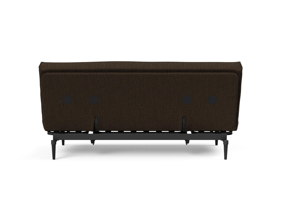 Colpus Bettsofa 140 Sharp Plus Cover Eiche schwarz Soft Spring in 358 Taura Chocco präsentiert im Onlineshop von KAQTU Design AG. Bettsofa ist von Innovation Living