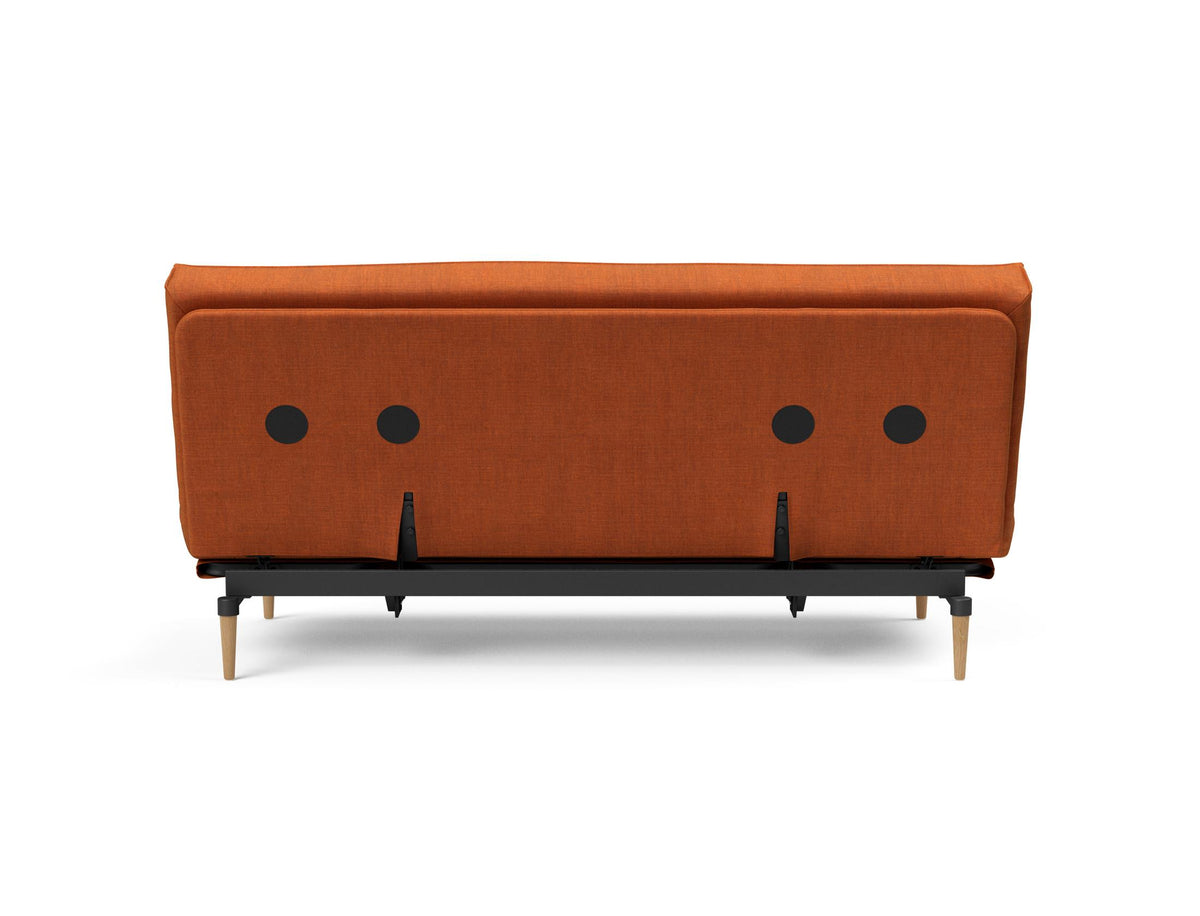 Colpus Bettsofa 140 Sharp Plus Cover mit Gestellbezug Soft Spring in 412 Esina Rust Orange präsentiert im Onlineshop von KAQTU Design AG. Bettsofa ist von Innovation Living