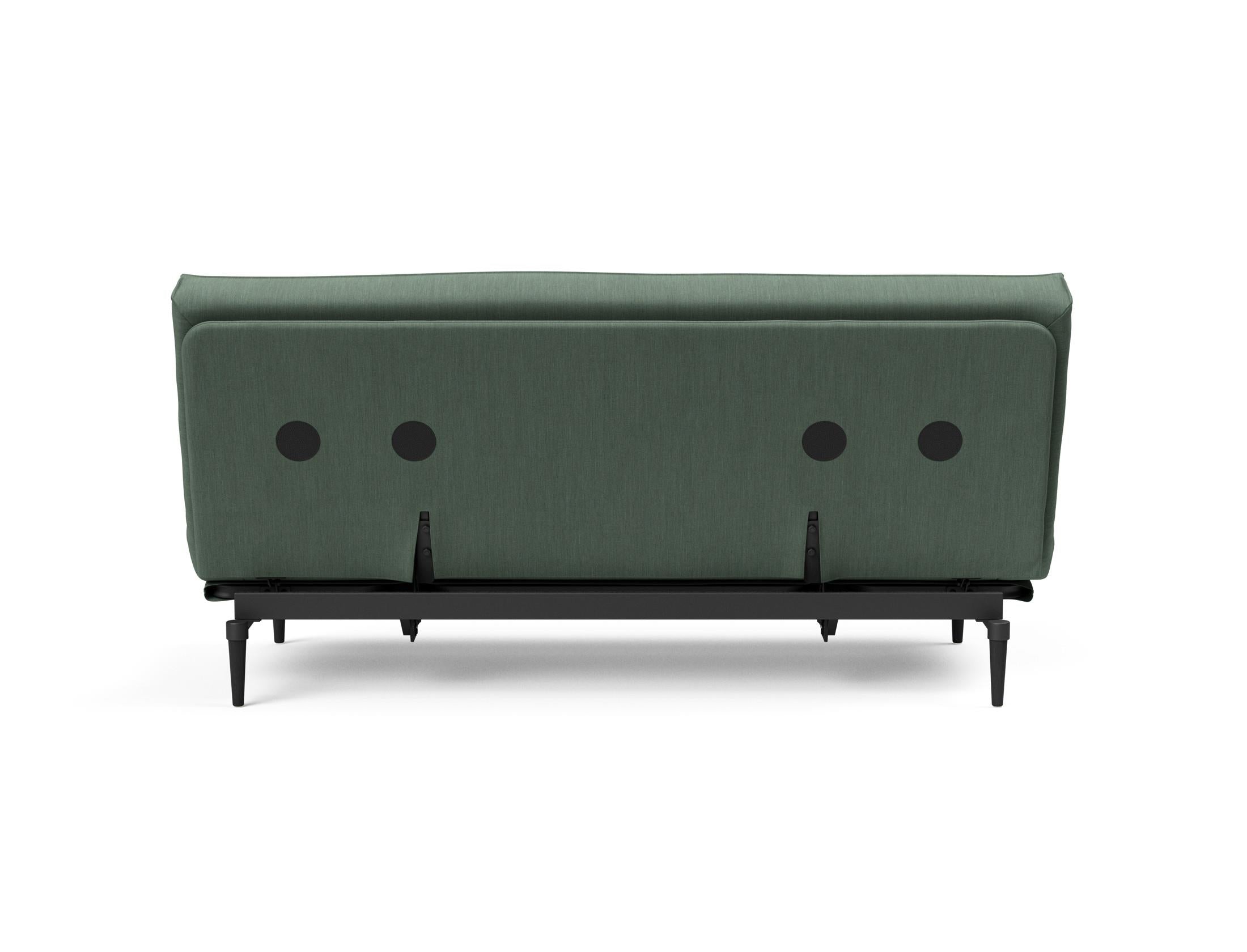 Entdecken Sie das Colpus Bettsofa 140 Sharp Plus Cover in Eiche schwarz – stilvoll, bequem und wandelbar vom Sofa zum Bett!