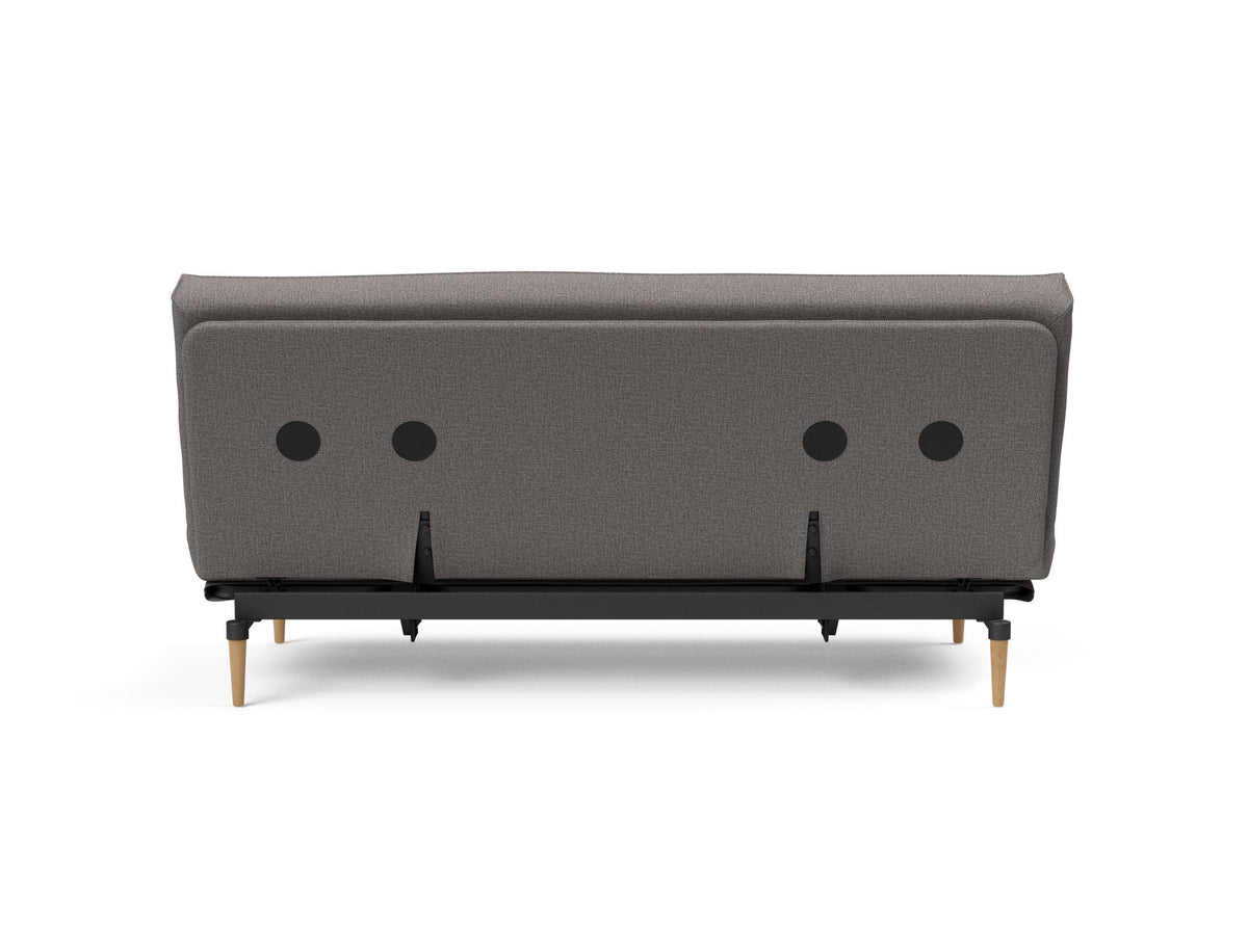 Colpus Bettsofa 140 Sharp Plus Cover mit Gestellbezug Soft Spring in 521 Mixed Dance Grey präsentiert im Onlineshop von KAQTU Design AG. Bettsofa ist von Innovation Living