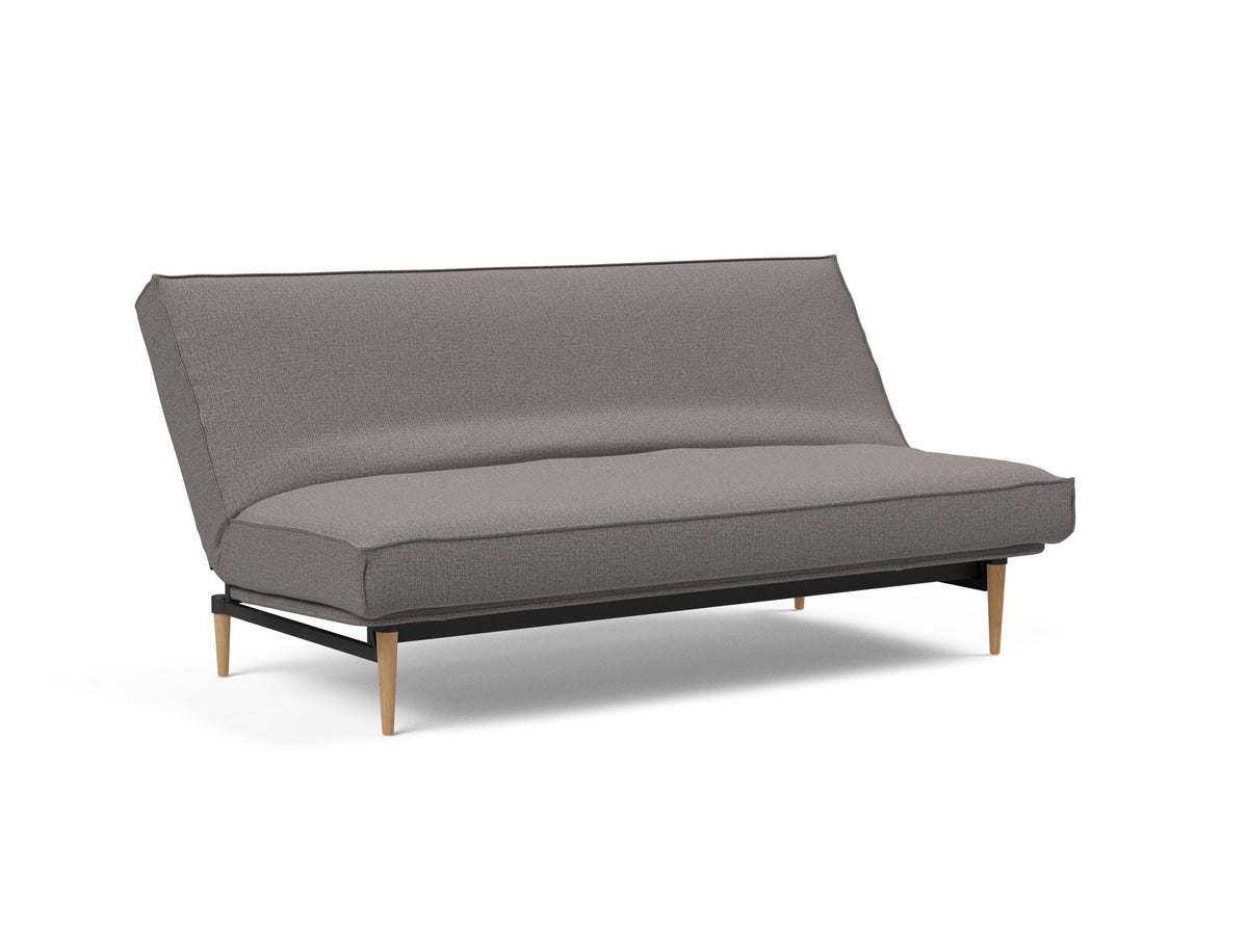 Colpus Bettsofa 140 Sharp Plus Cover mit Gestellbezug Soft Spring in 521 Mixed Dance Grey präsentiert im Onlineshop von KAQTU Design AG. Bettsofa ist von Innovation Living