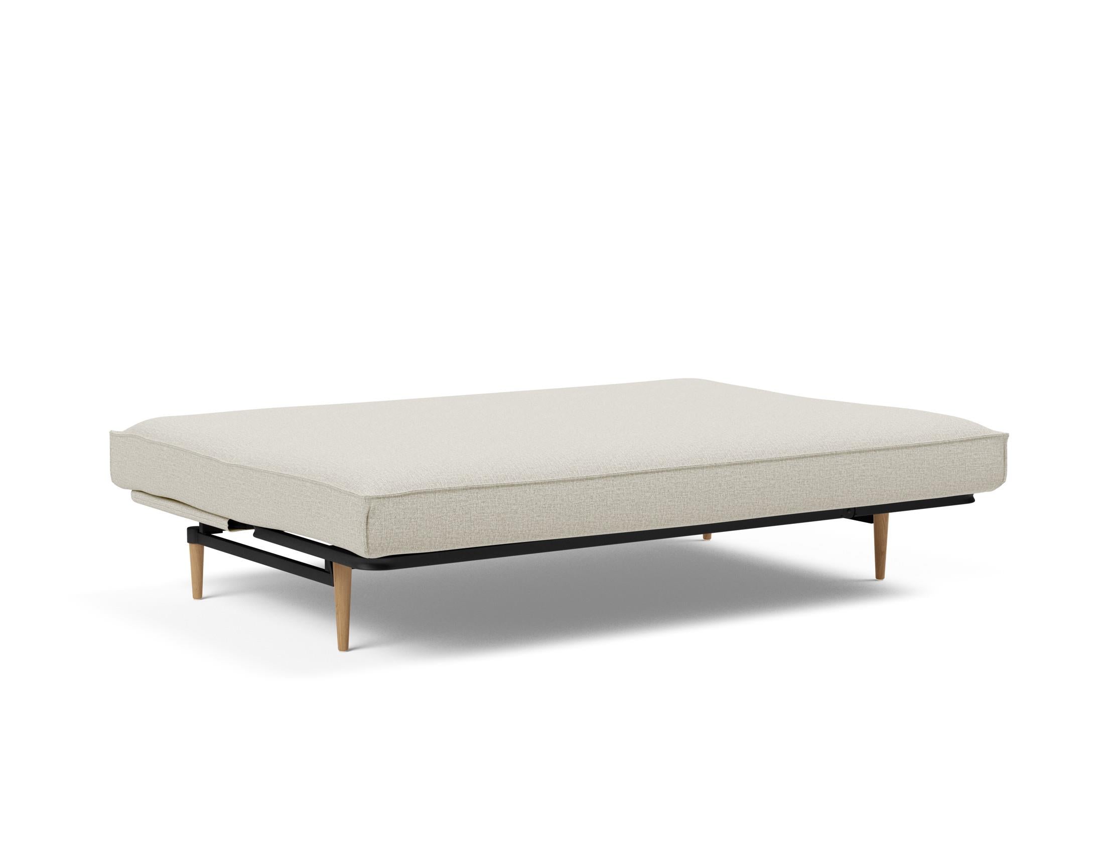 Entdecken Sie das Colpus Bettsofa 140 Sharp Plus Cover Soft Spring von Innovation Living – stilvolles Design, exzellente Bequemlichkeit und pflegeleichte Materialien.