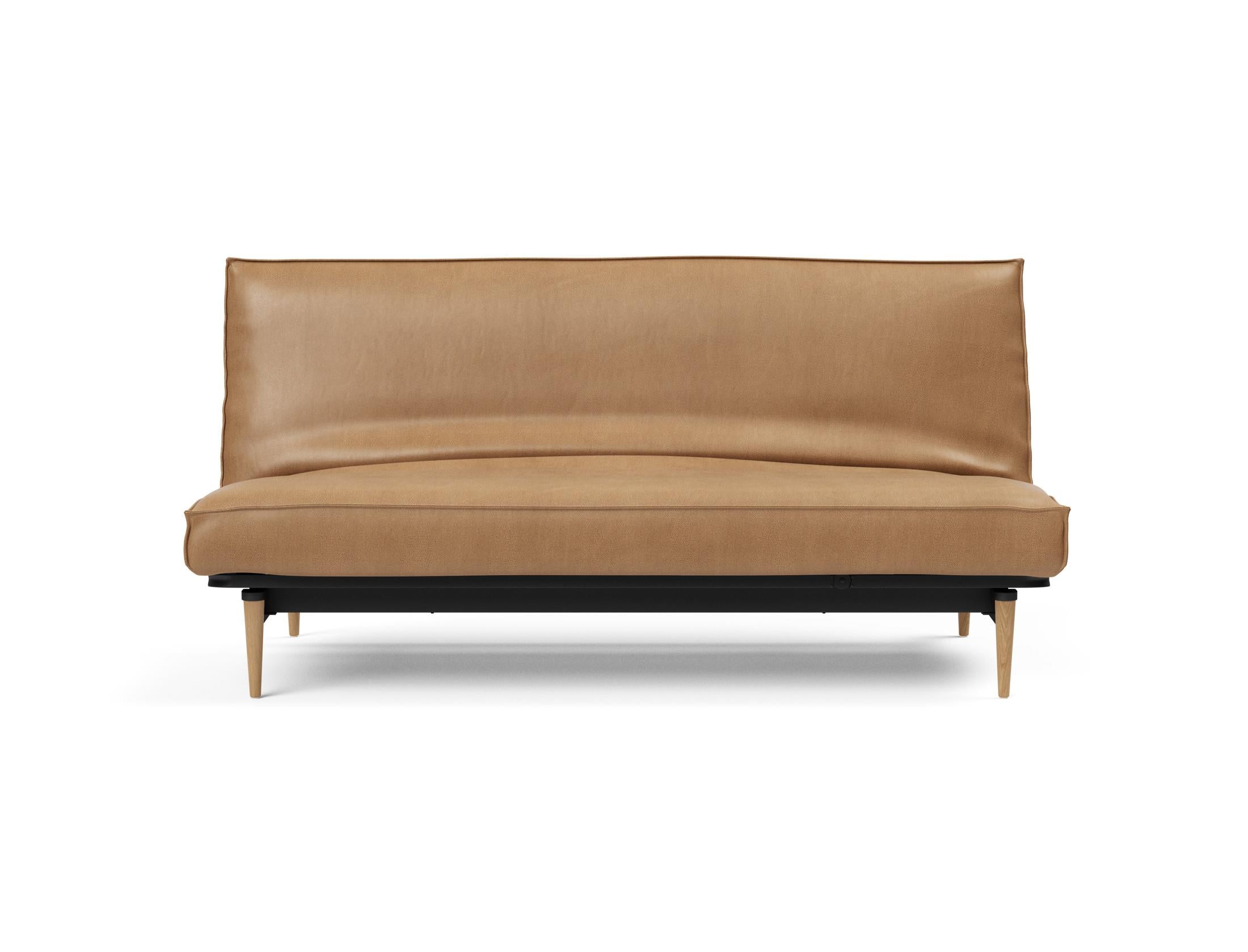 Modernes Colpus Bettsofa 140 mit stilvollem Sharp Plus Bezug und bequemer Soft Spring-Funktion für optimalen Schlafkomfort.