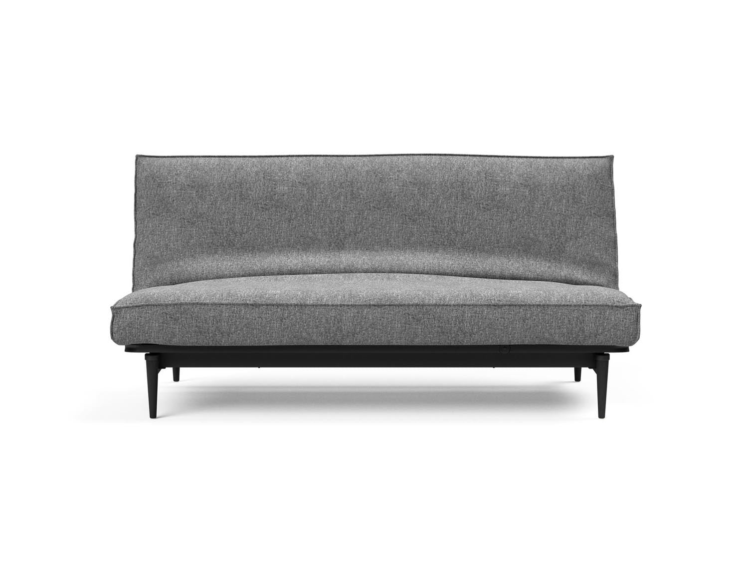 Modernes Colpus Bettsofa 140 in elegantem Schwarz mit Eichenholz-Akzenten, perfekt für stilvolle Wohnräume und entspannende Momente.