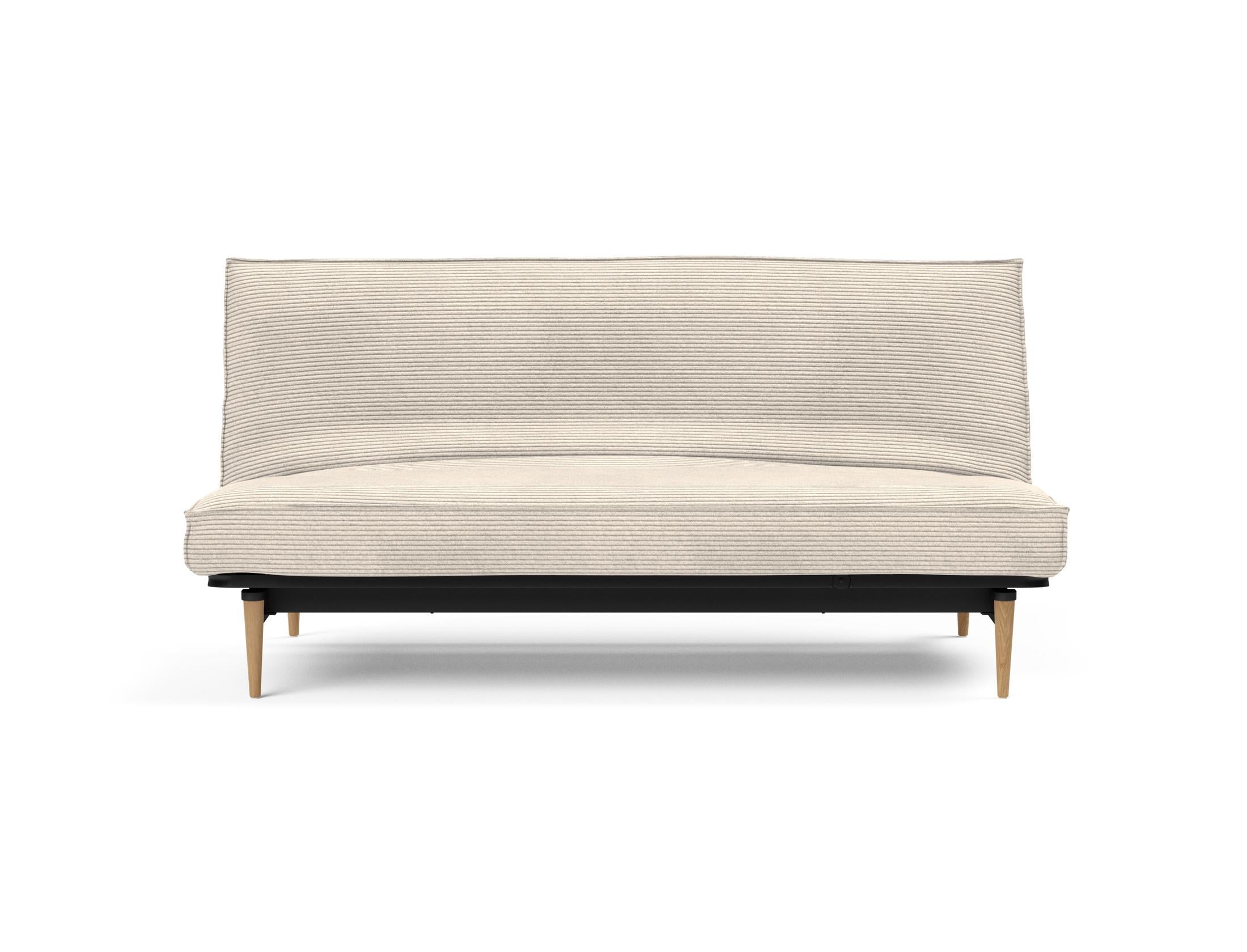 Elegantes Colpus Bettsofa 140 mit Soft Spring Bezug, perfekt für stilvolle Räume und flexible Schlaflösungen.