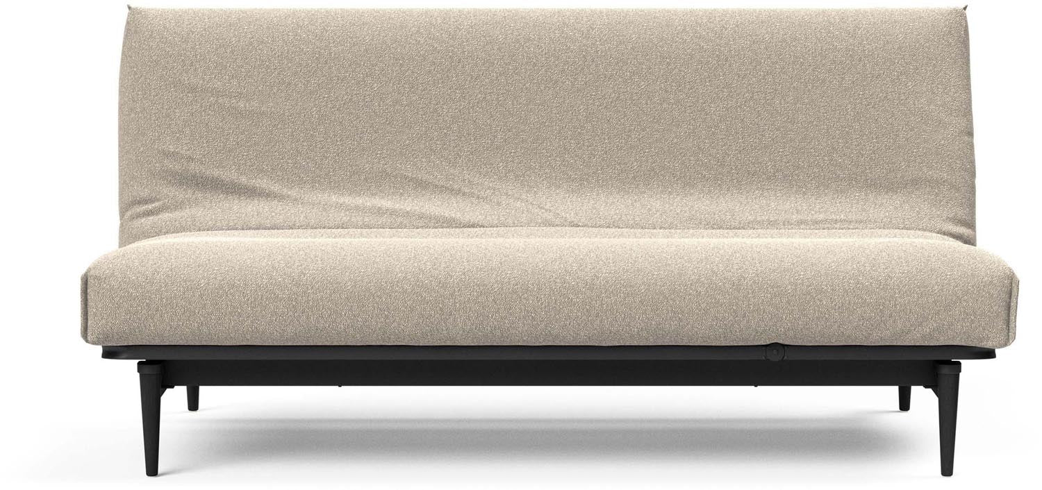 Erleben Sie das elegante Colpus Bettsofa 140 Nordic Cover in schwarzer Eiche von Innovation Living – perfekt für modernes Wohnen und vielseitige Nutzung.