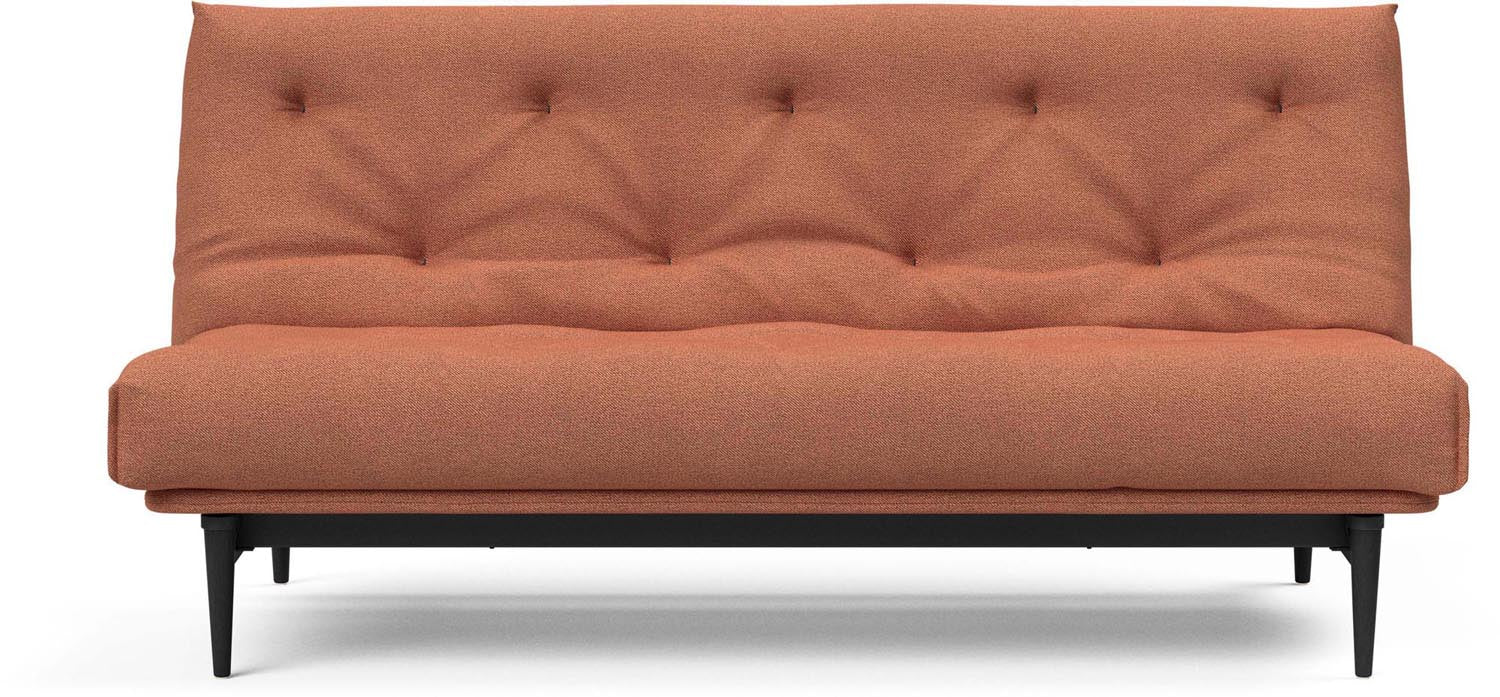 Erleben Sie das elegante Colpus Bettsofa 140 in Nordic Eiche schwarz von Innovation Living – ideal für moderne Räume und flexible Nutzung.