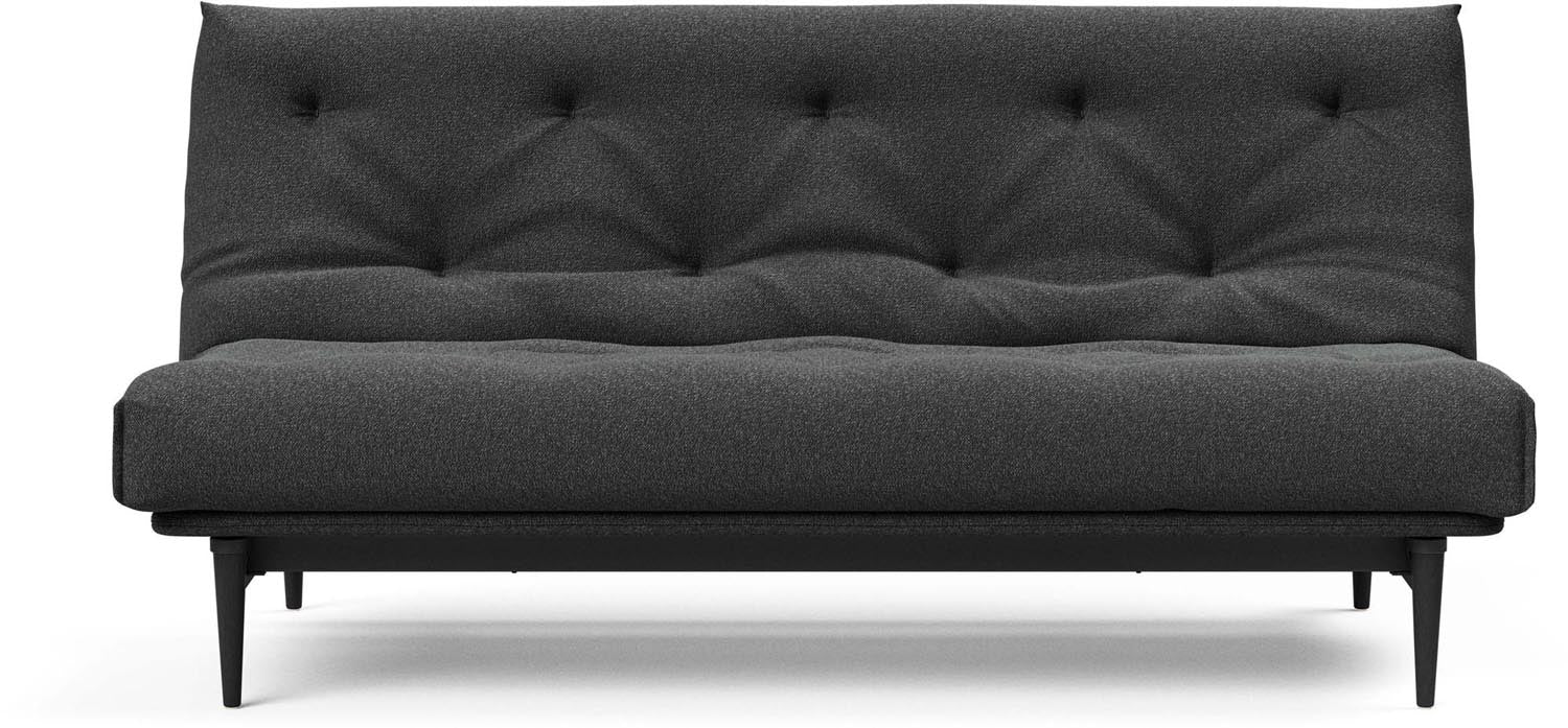Erleben Sie das elegante Colpus Bettsofa 140 in Nordic Eiche schwarz von Innovation Living – ideal für moderne Räume und flexible Nutzung.