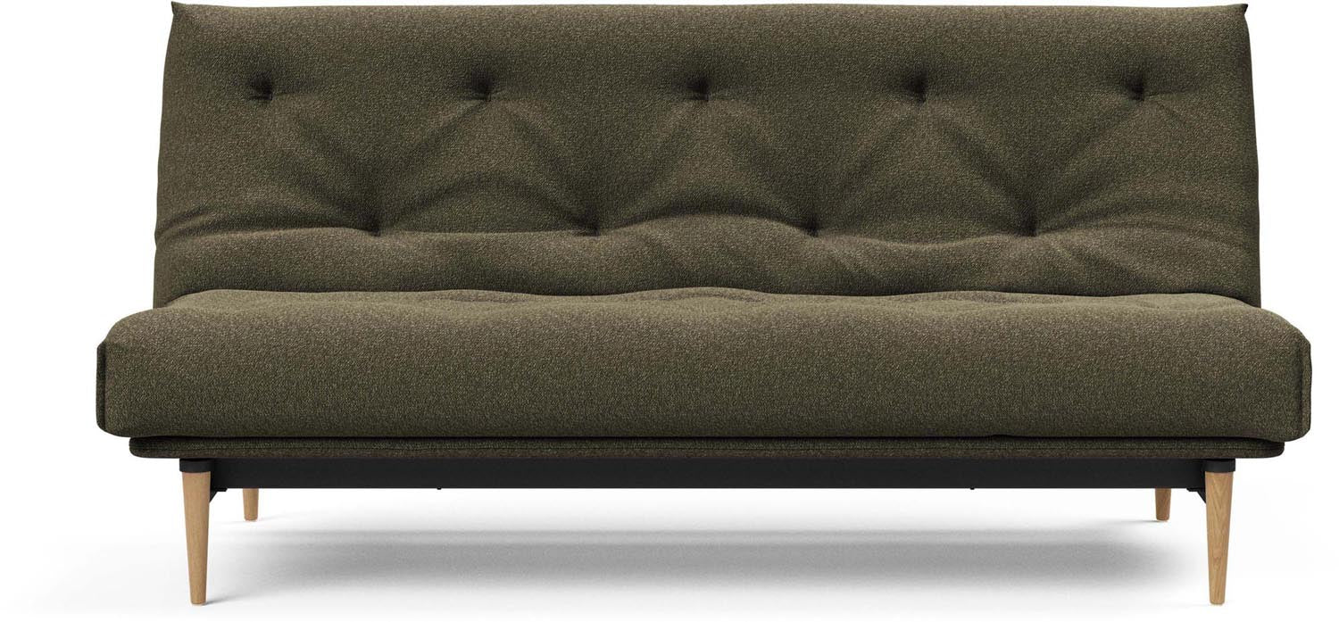 Erleben Sie das stilvolle Colpus Bettsofa 140 Nordic Classic von Innovation Living – ideal für zeitgemässe Räume und vielseitige Schlafmöglichkeiten.