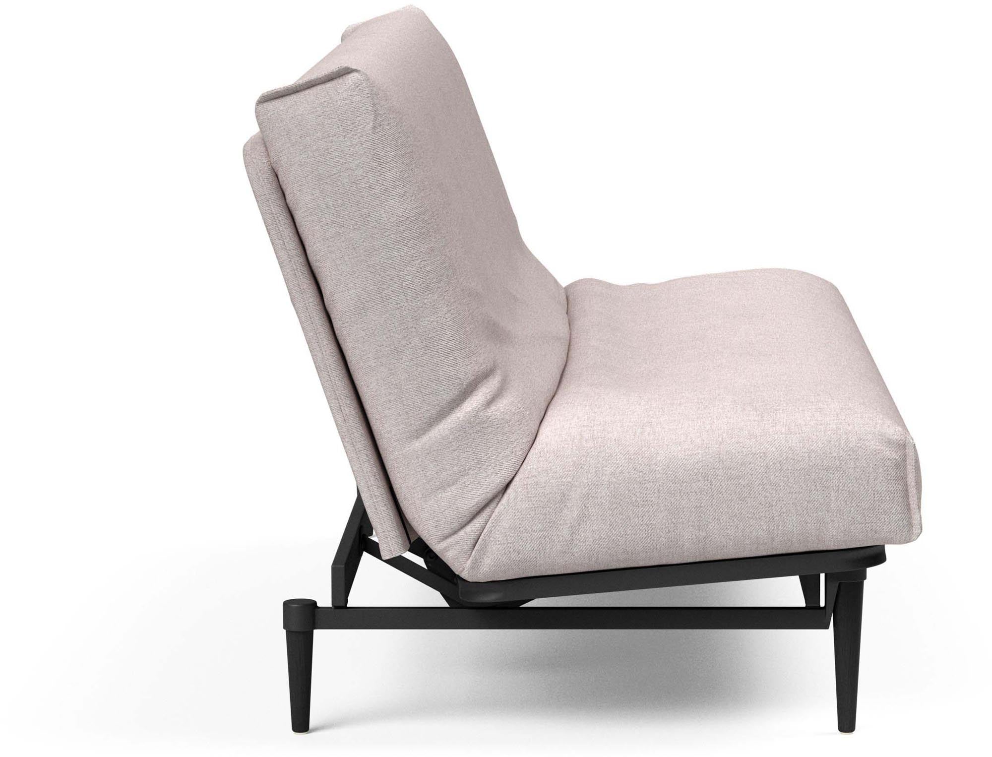 Erleben Sie das elegante Colpus Bettsofa 140 mit Nordic Cover und schwarzer Eiche von Innovation Living – perfekt für modernes Wohnen und flexible Nutzung.