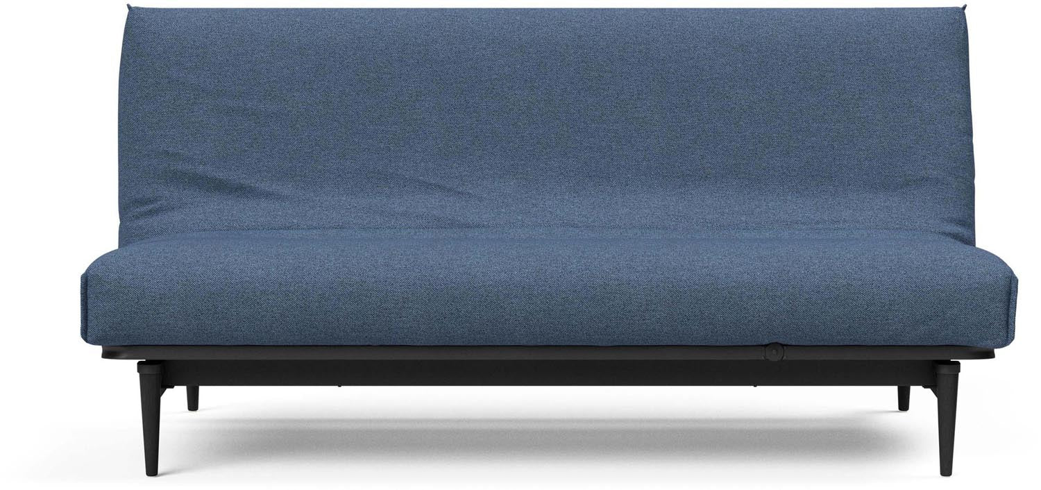 Erleben Sie das elegante Colpus Bettsofa 140 mit Nordic Cover und schwarzer Eiche von Innovation Living – perfekt für modernes Wohnen und flexible Nutzung.