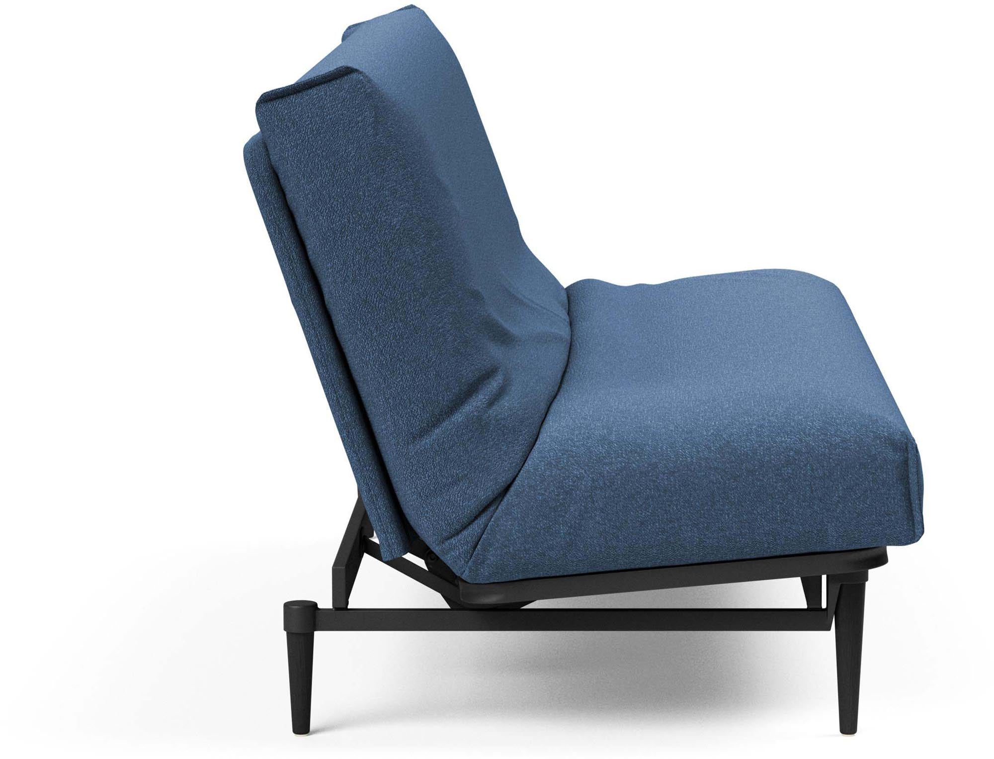 Erleben Sie das elegante Colpus Bettsofa 140 mit Nordic Cover und schwarzer Eiche von Innovation Living – perfekt für modernes Wohnen und flexible Nutzung.